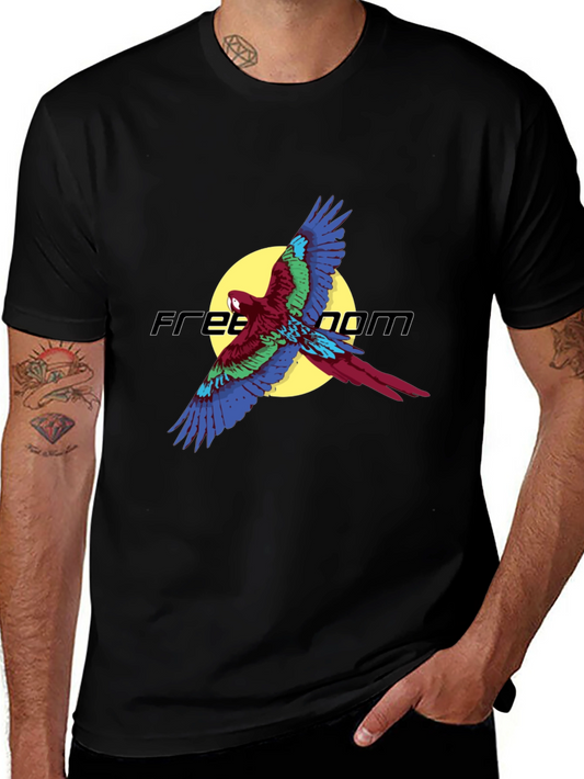 Freedom Flight T-Shirt - Parrot Graphic Tee