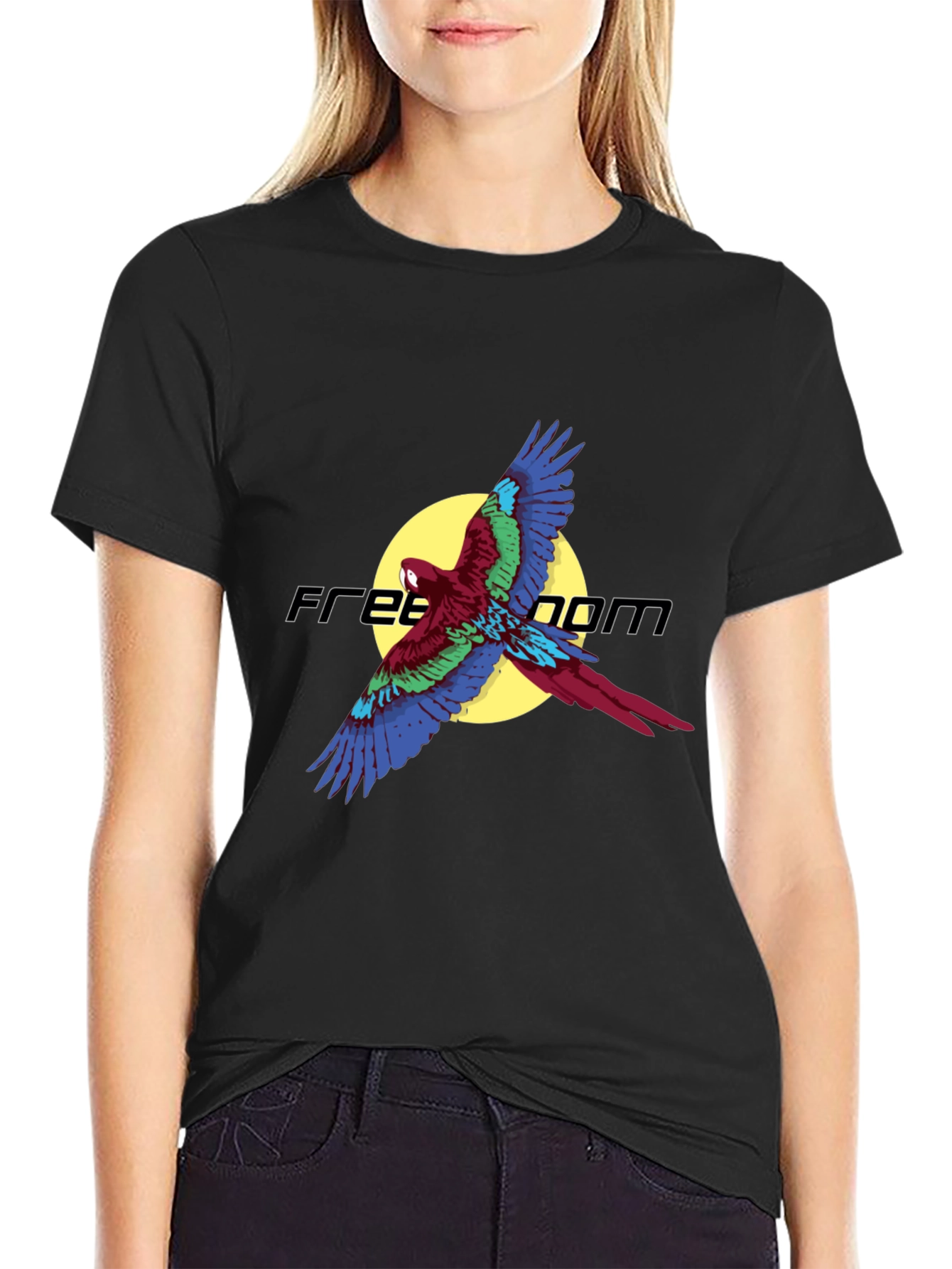 Freedom Flight T-Shirt - Parrot Graphic Tee