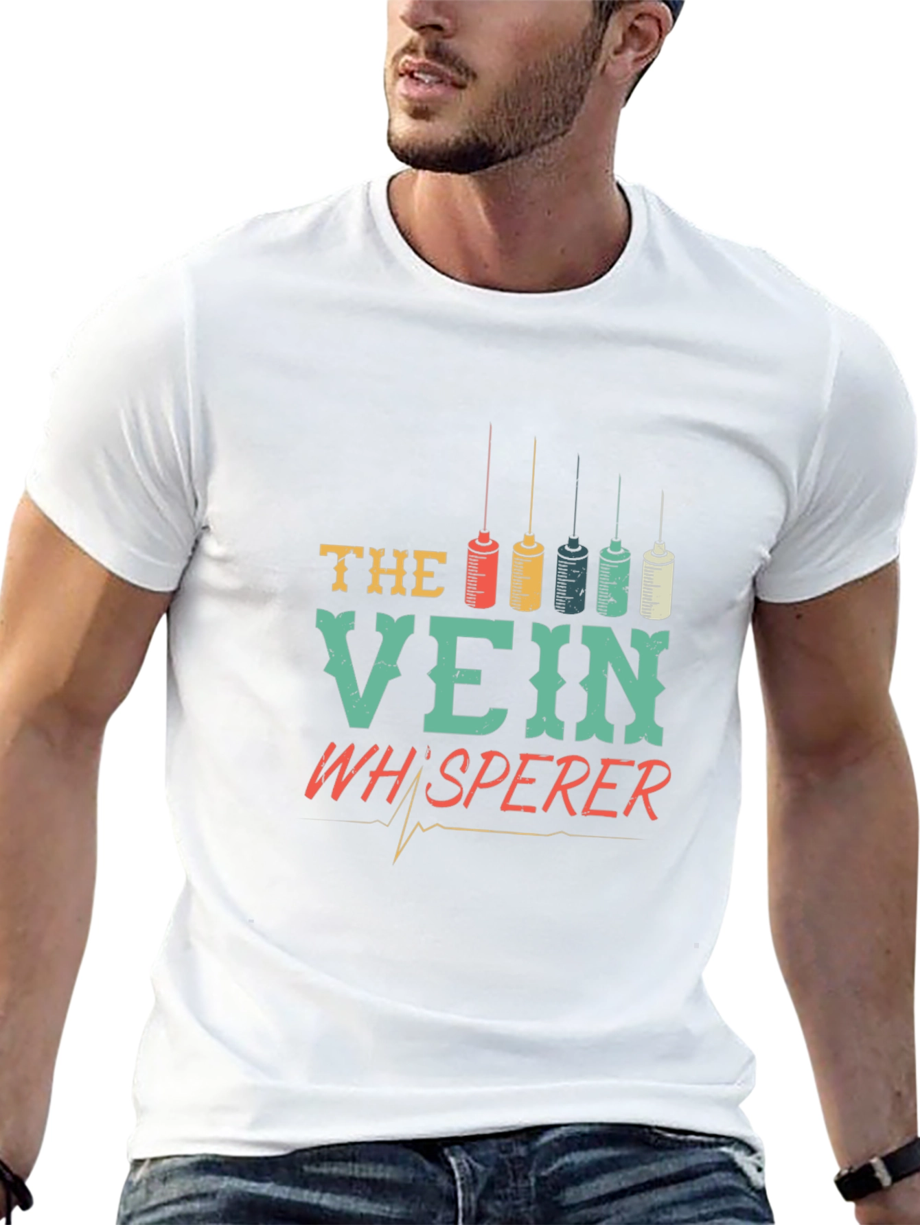 The Vein Whisperer T-Shirt - Nurse Medical Tee