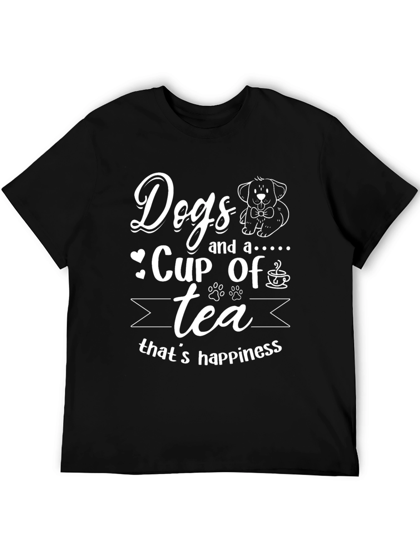 Dogs and Tea Happiness T-Shirt
