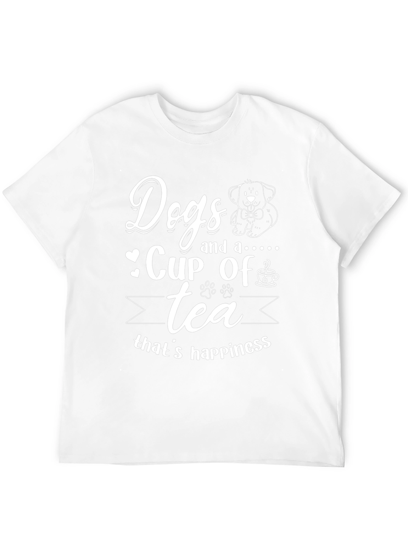 Dogs and Tea Happiness T-Shirt
