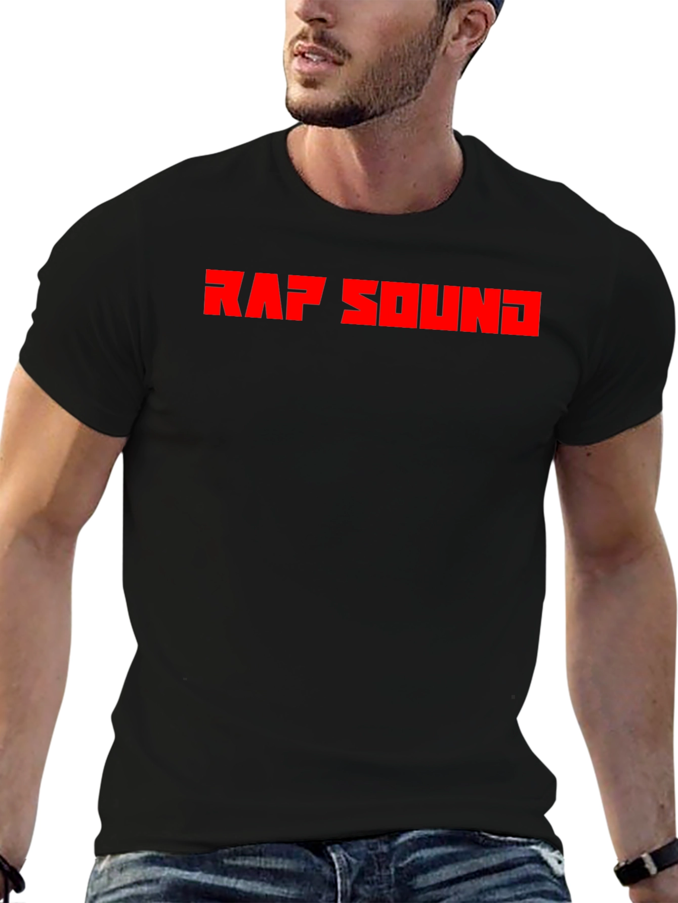 Rap Sound Black Graphic Tee