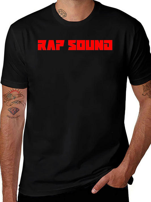 Rap Sound Black Graphic Tee