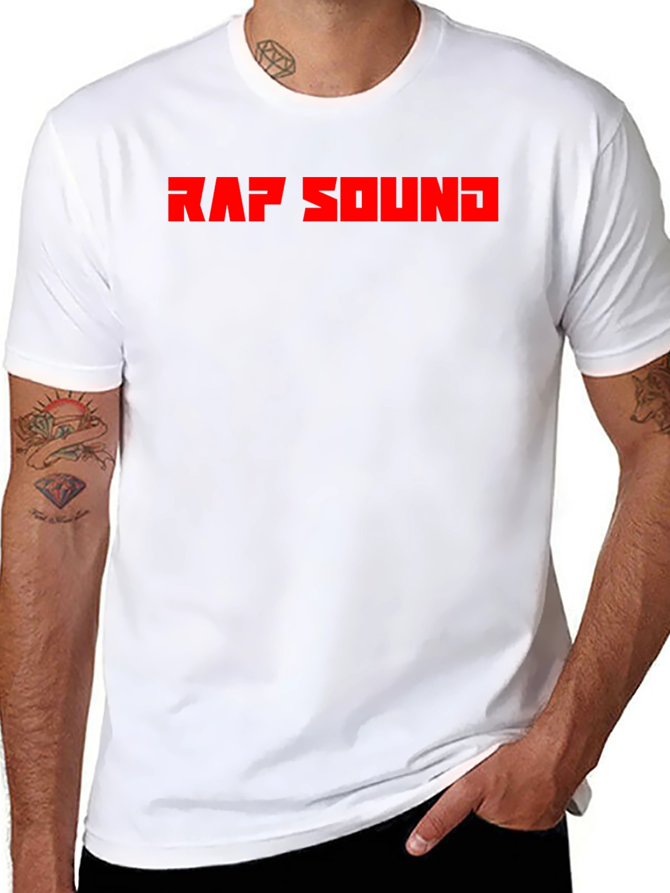 Rap Sound Black Graphic Tee