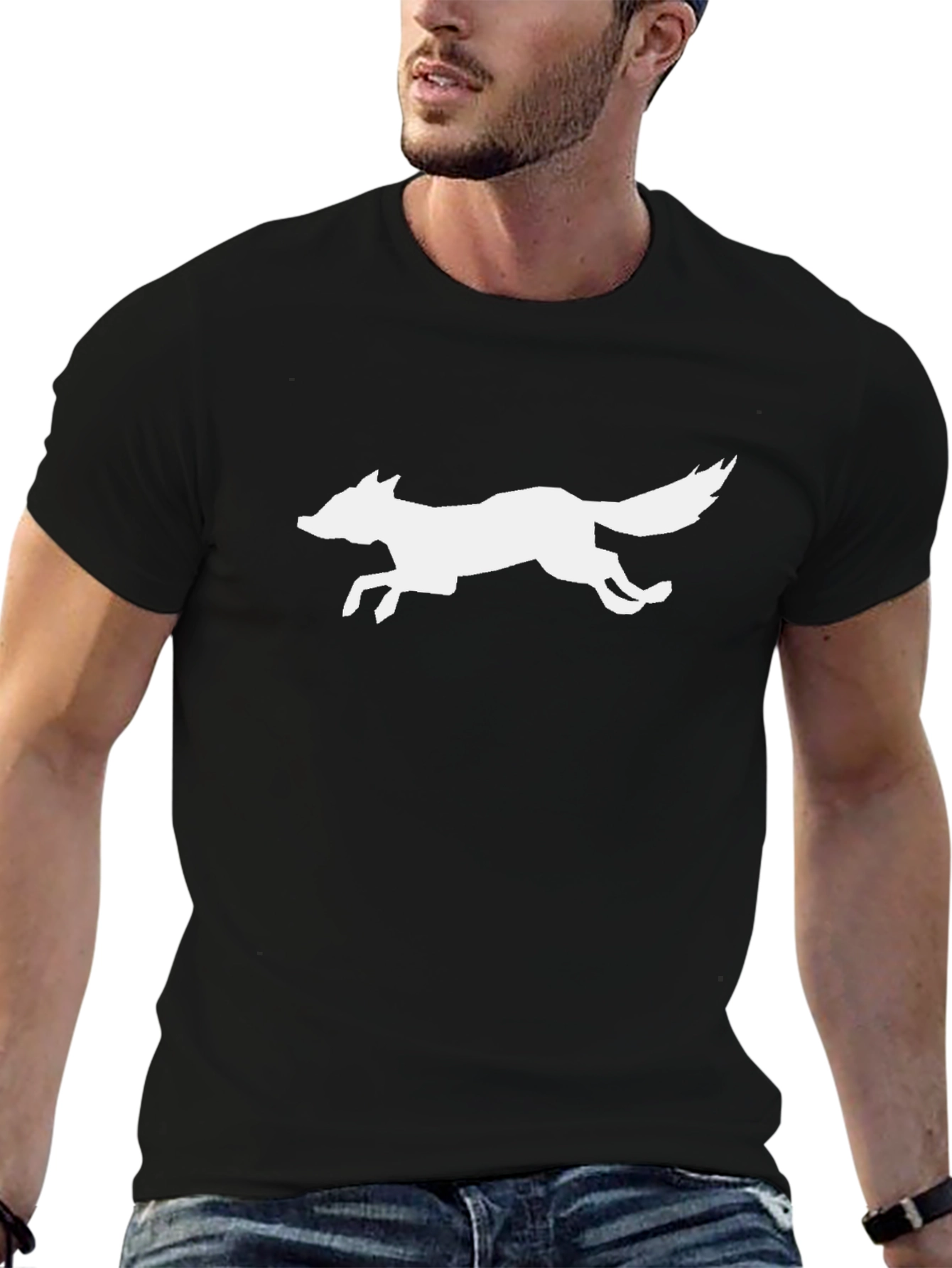 Fox Silhouette Black T-Shirt