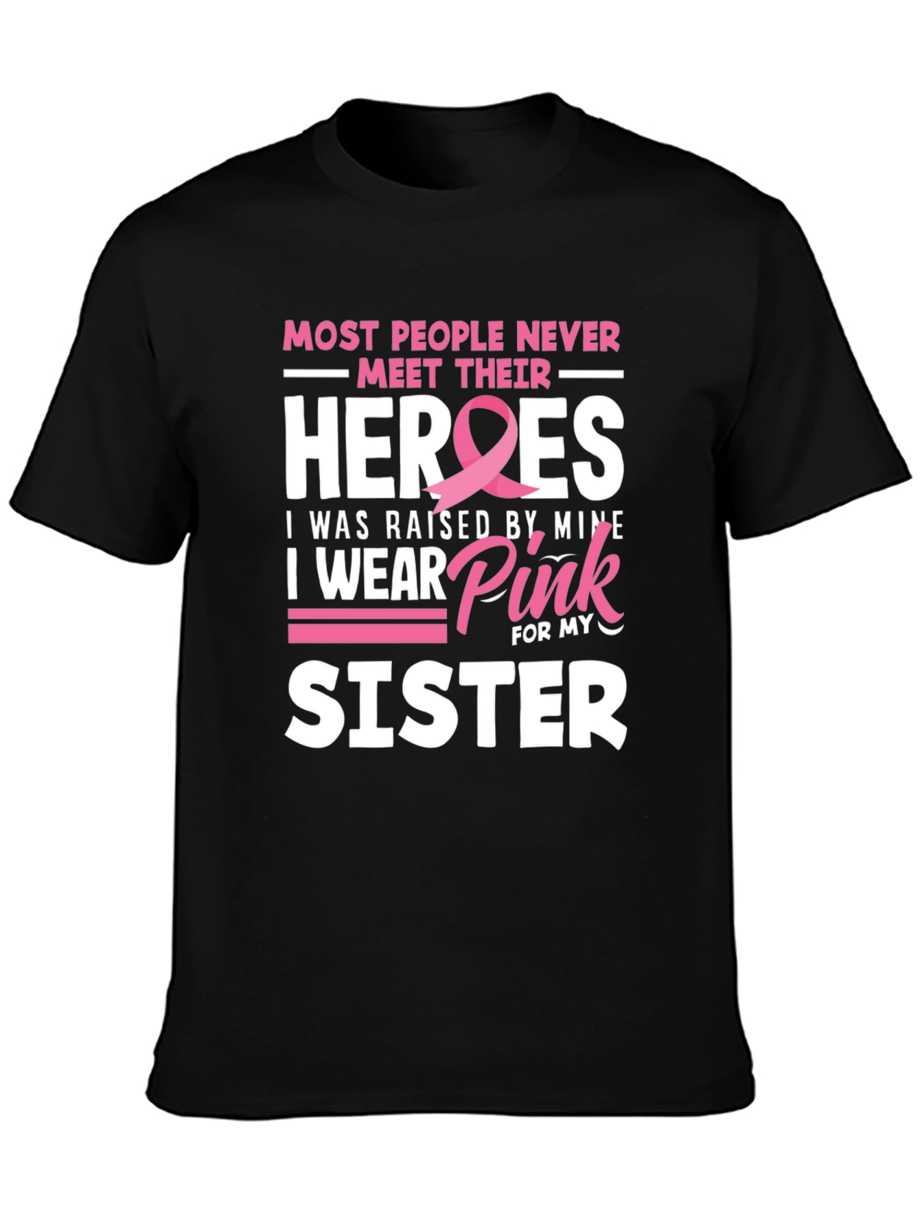 Breast Cancer Awareness T-Shirt - Sister Hero