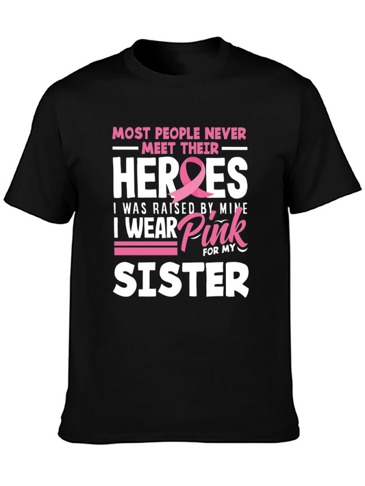 Breast Cancer Awareness T-Shirt - Sister Hero