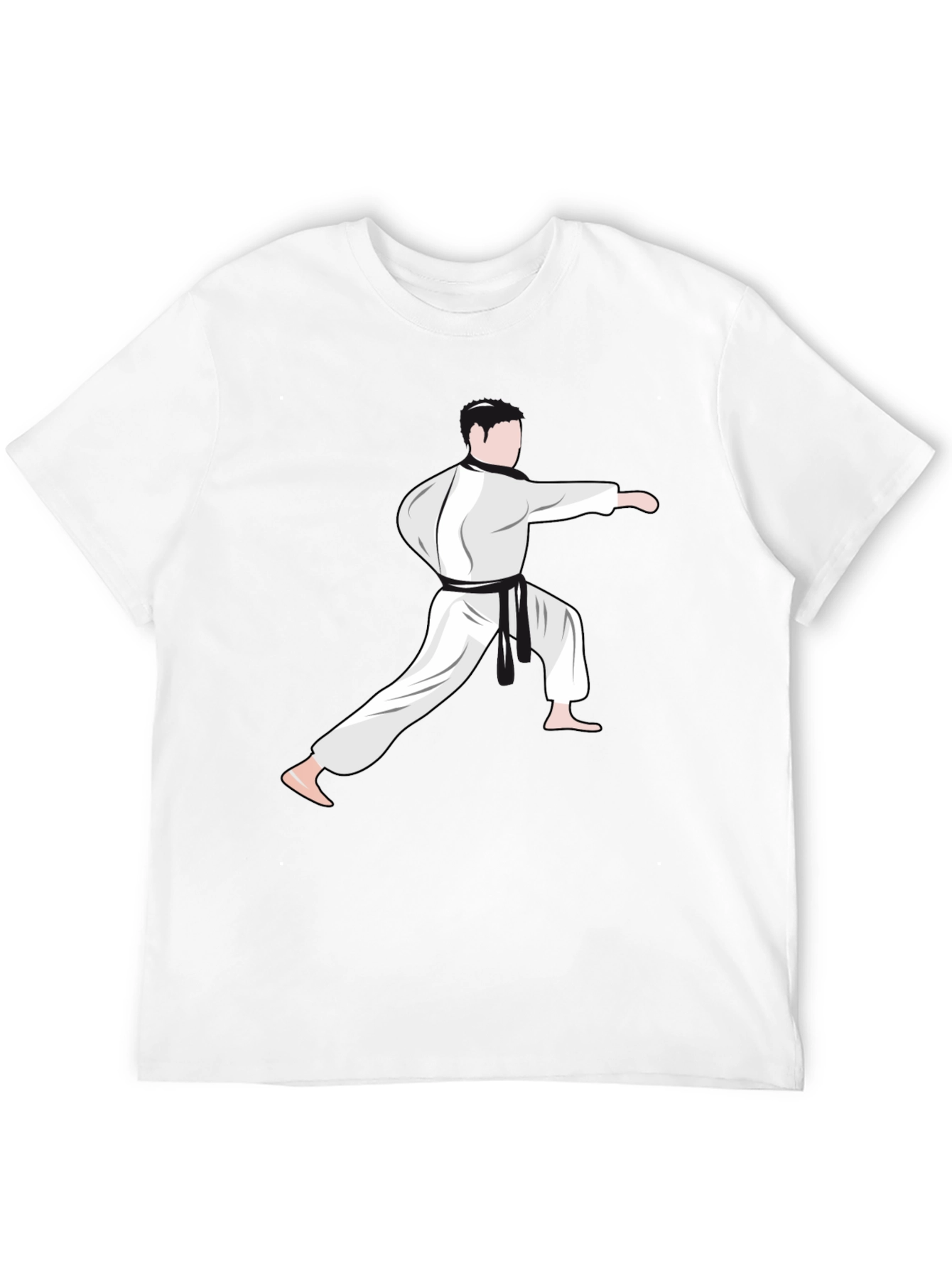 Karate Stance Graphic Tee - Black Martial Arts Shirt