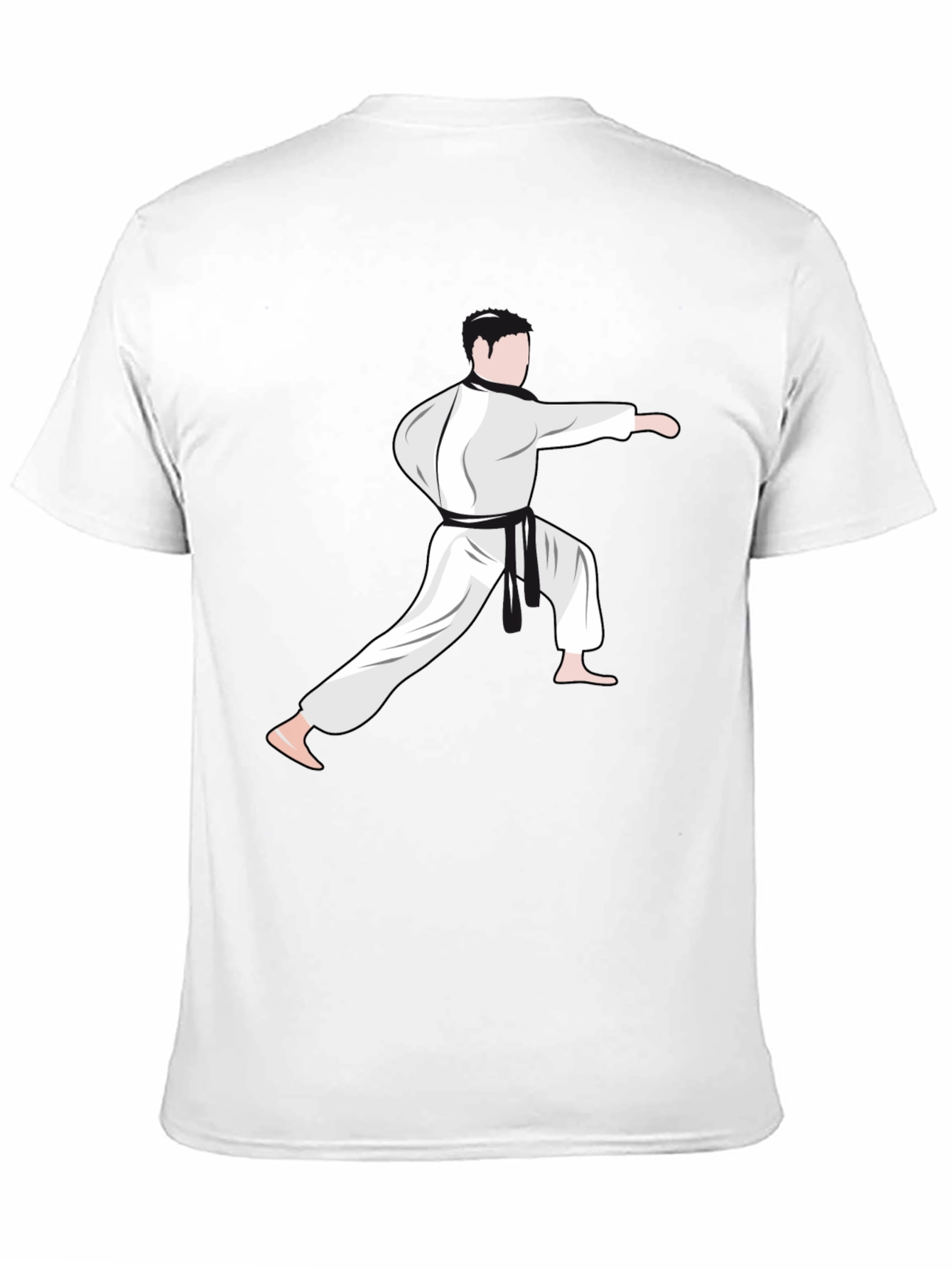 Karate Stance Graphic Tee - Black Martial Arts Shirt