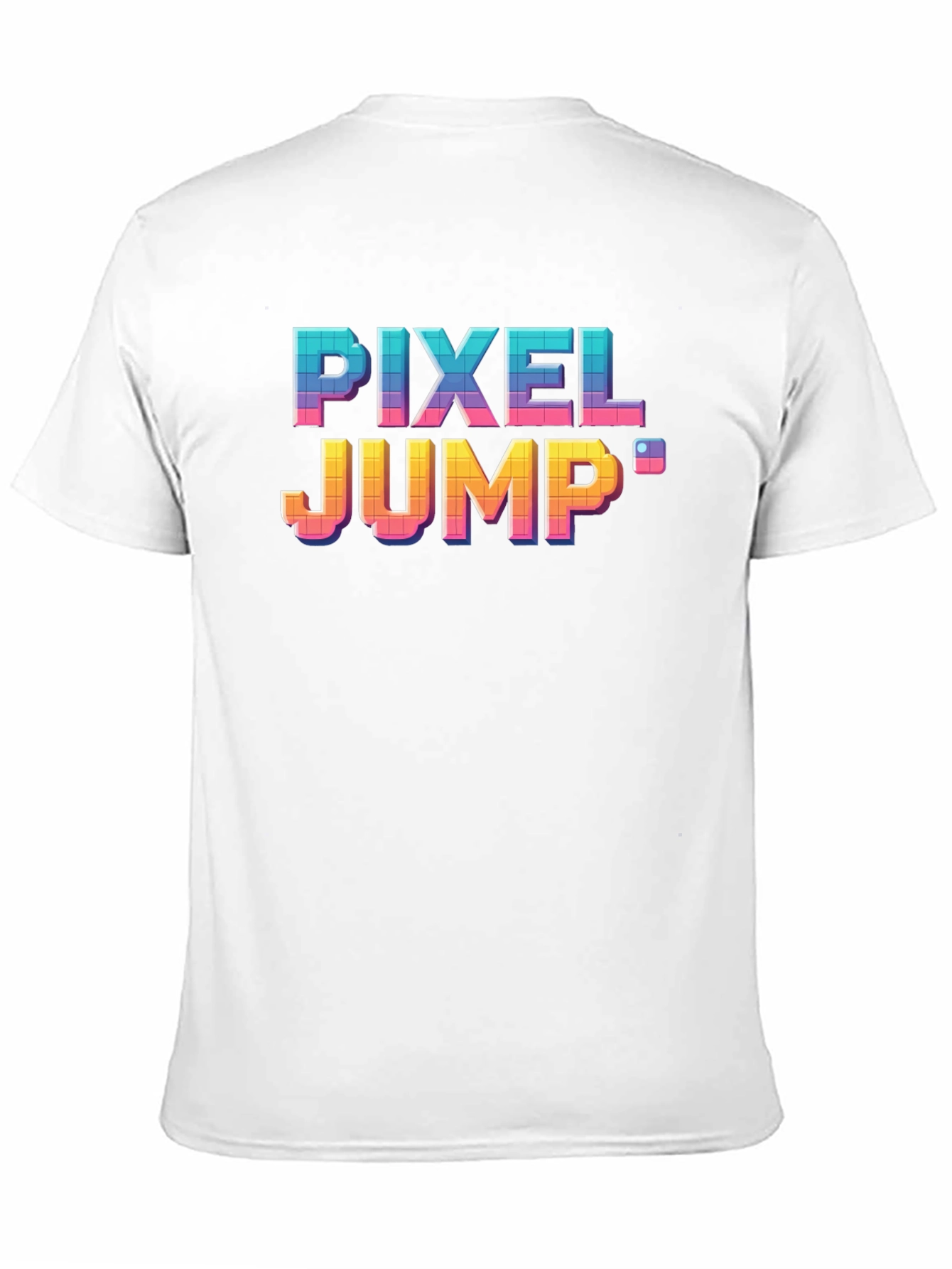 Pixel Jump Retro Gaming T-Shirt - Black