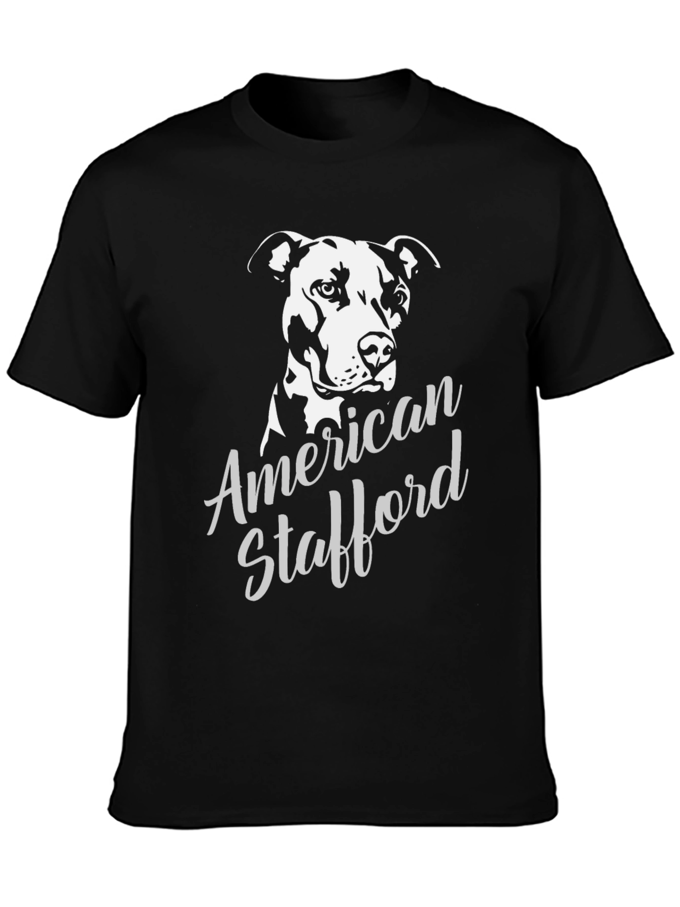 American Stafford Dog Graphic T-Shirt