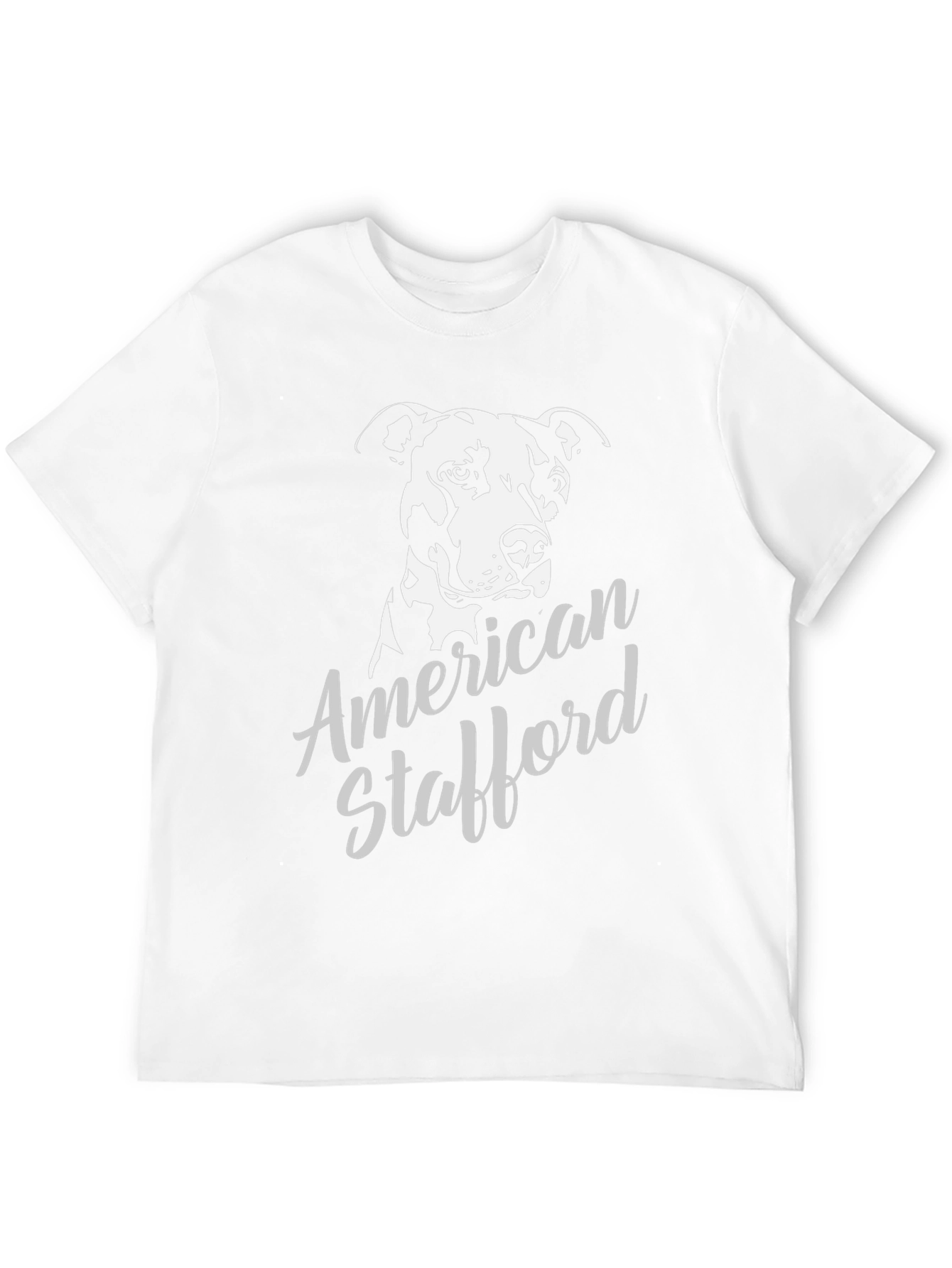 American Stafford Dog Graphic T-Shirt