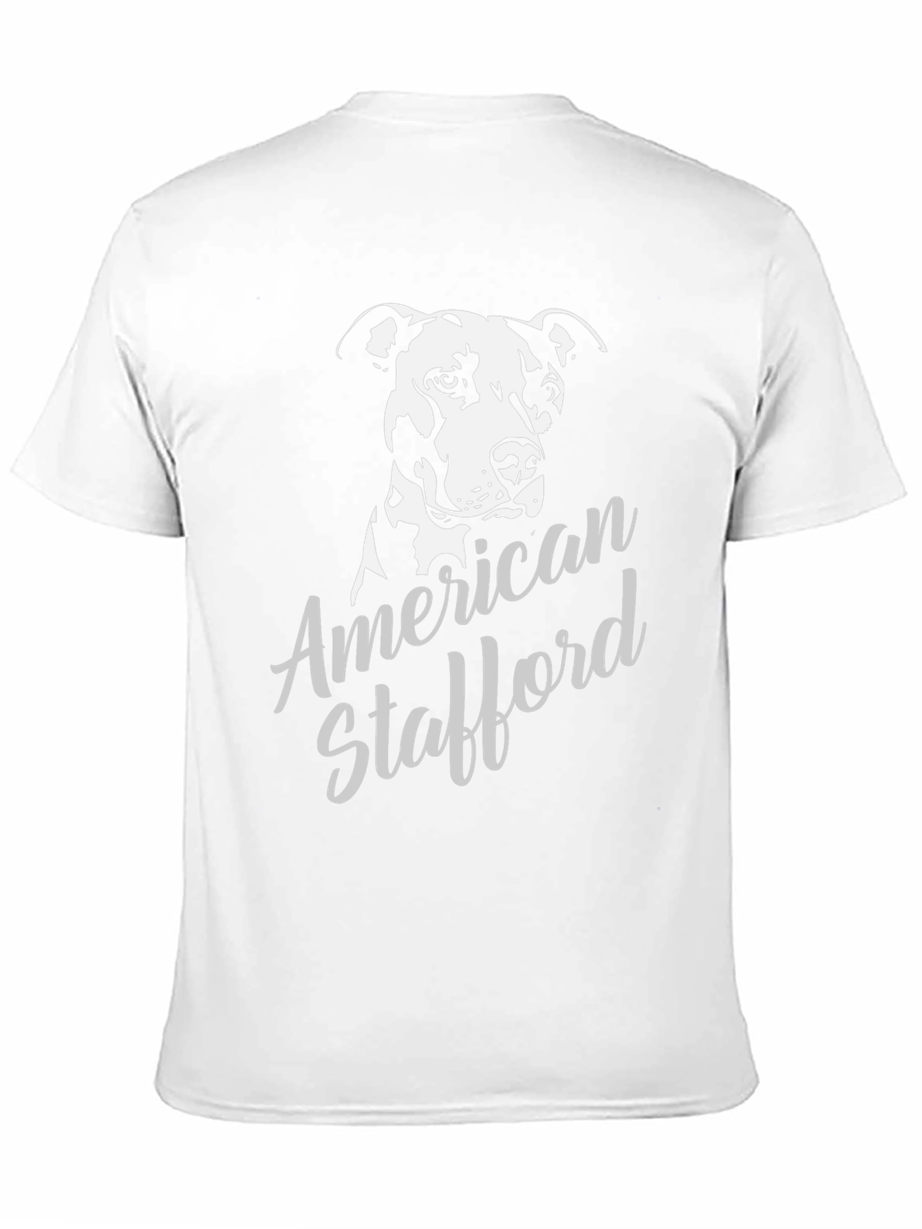 American Stafford Dog Graphic T-Shirt