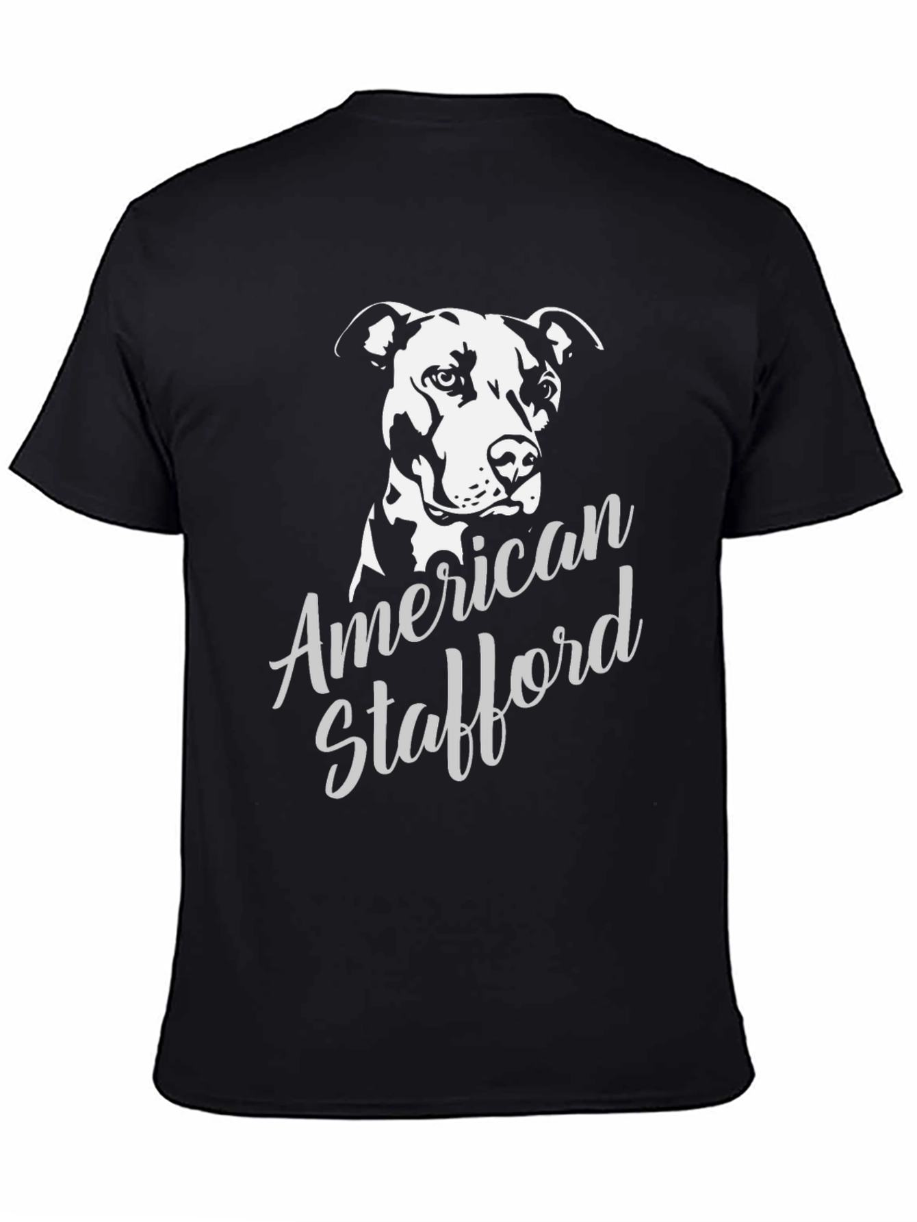 American Stafford Dog Graphic T-Shirt
