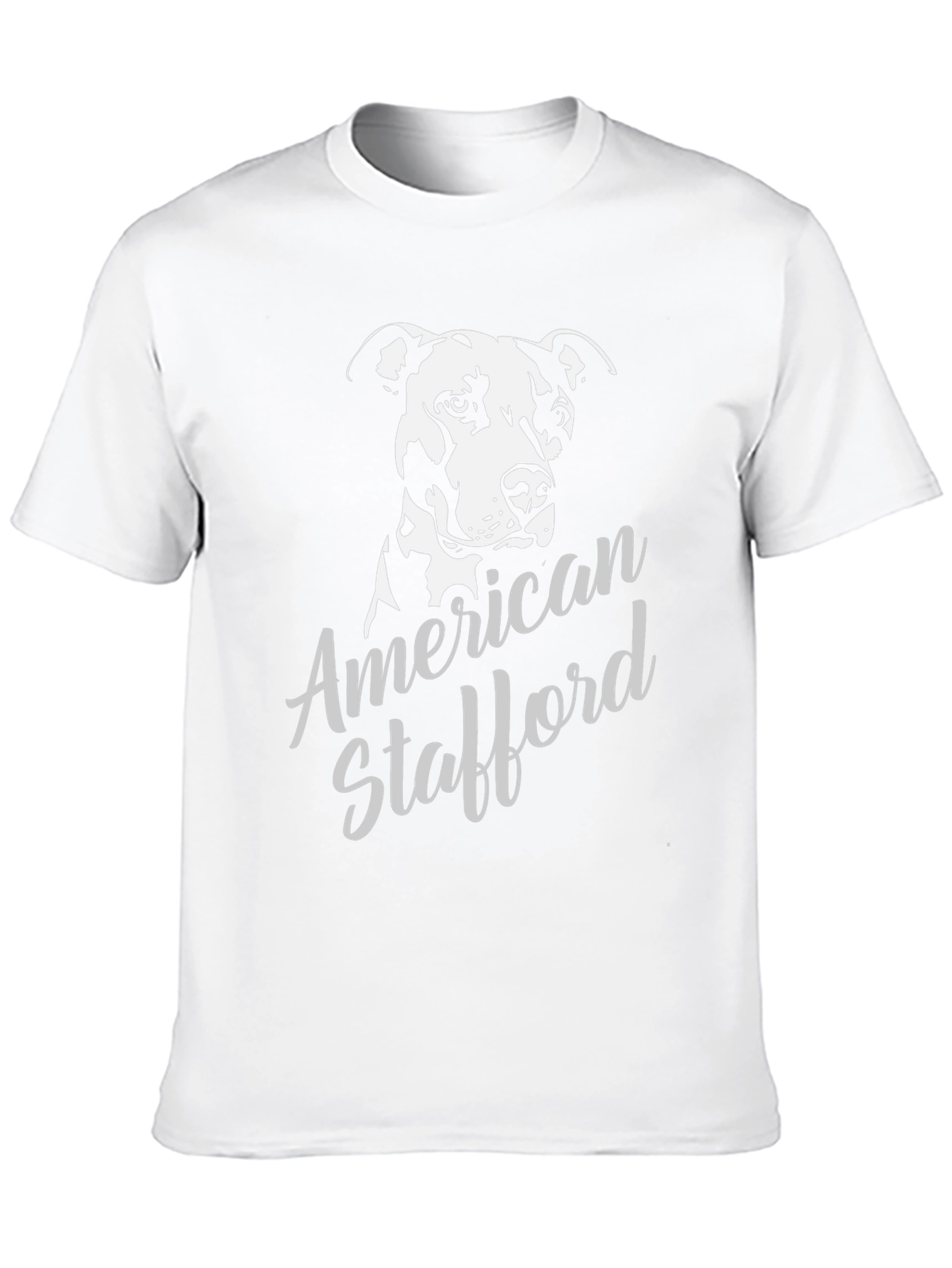 American Stafford Dog Graphic T-Shirt