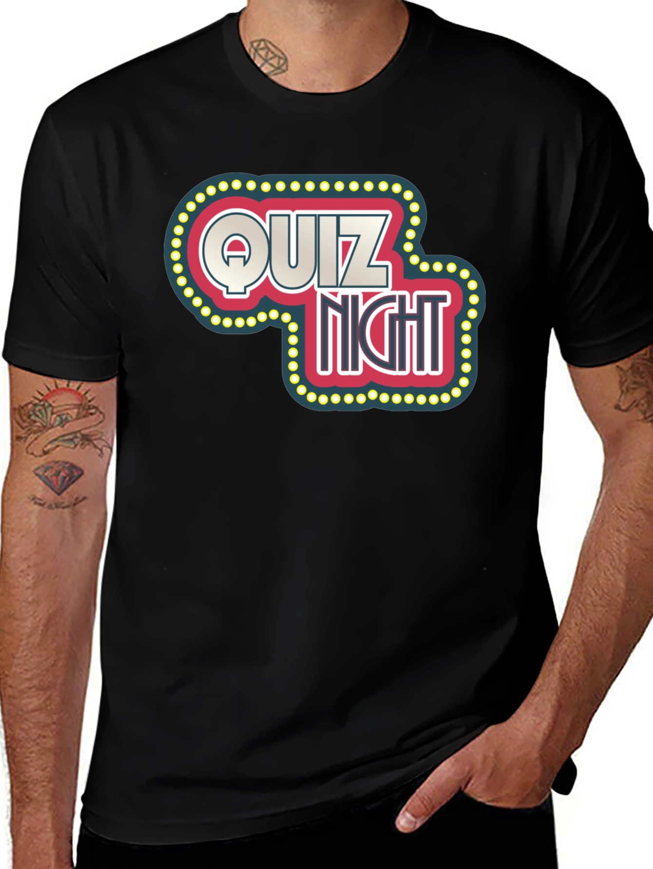 Quiz Night Black T-Shirt
