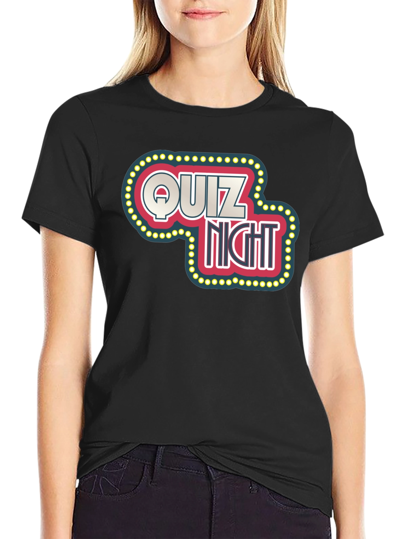 Quiz Night Black T-Shirt