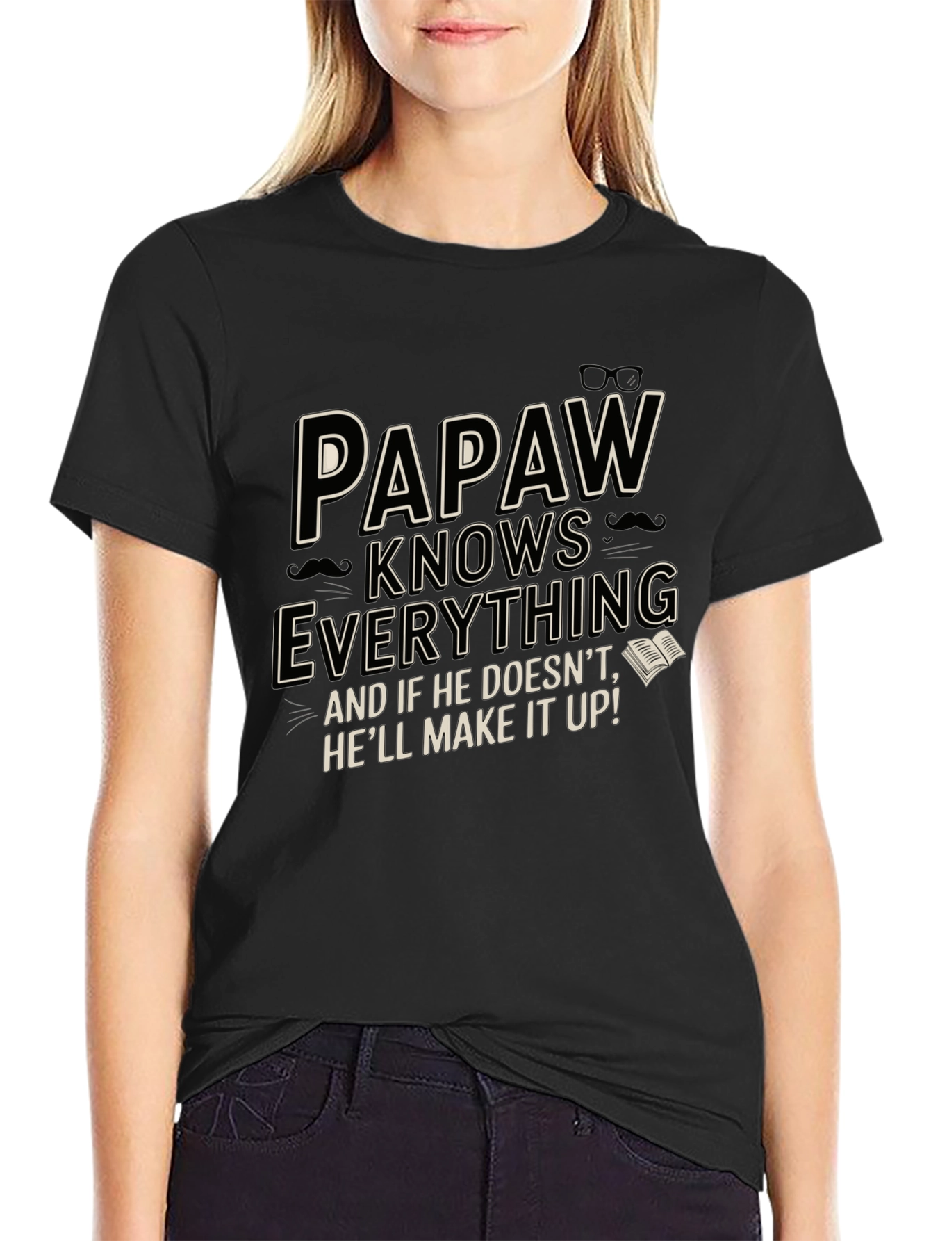 Papaw Knows Everything Graphic Tee