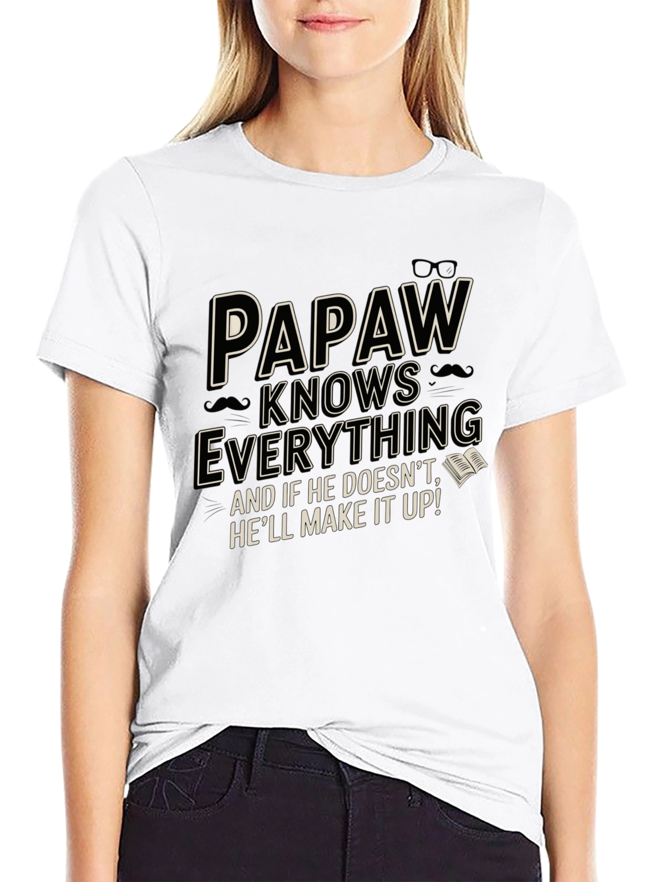 Papaw Knows Everything Graphic Tee