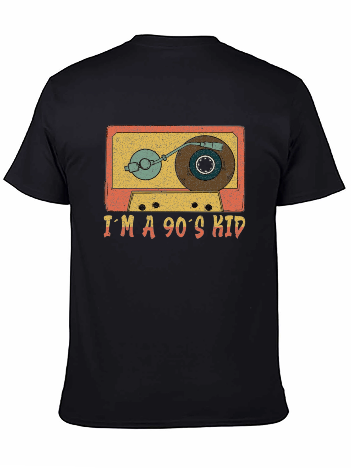 Retro 90s Kid Cassette Player Graphic Tee