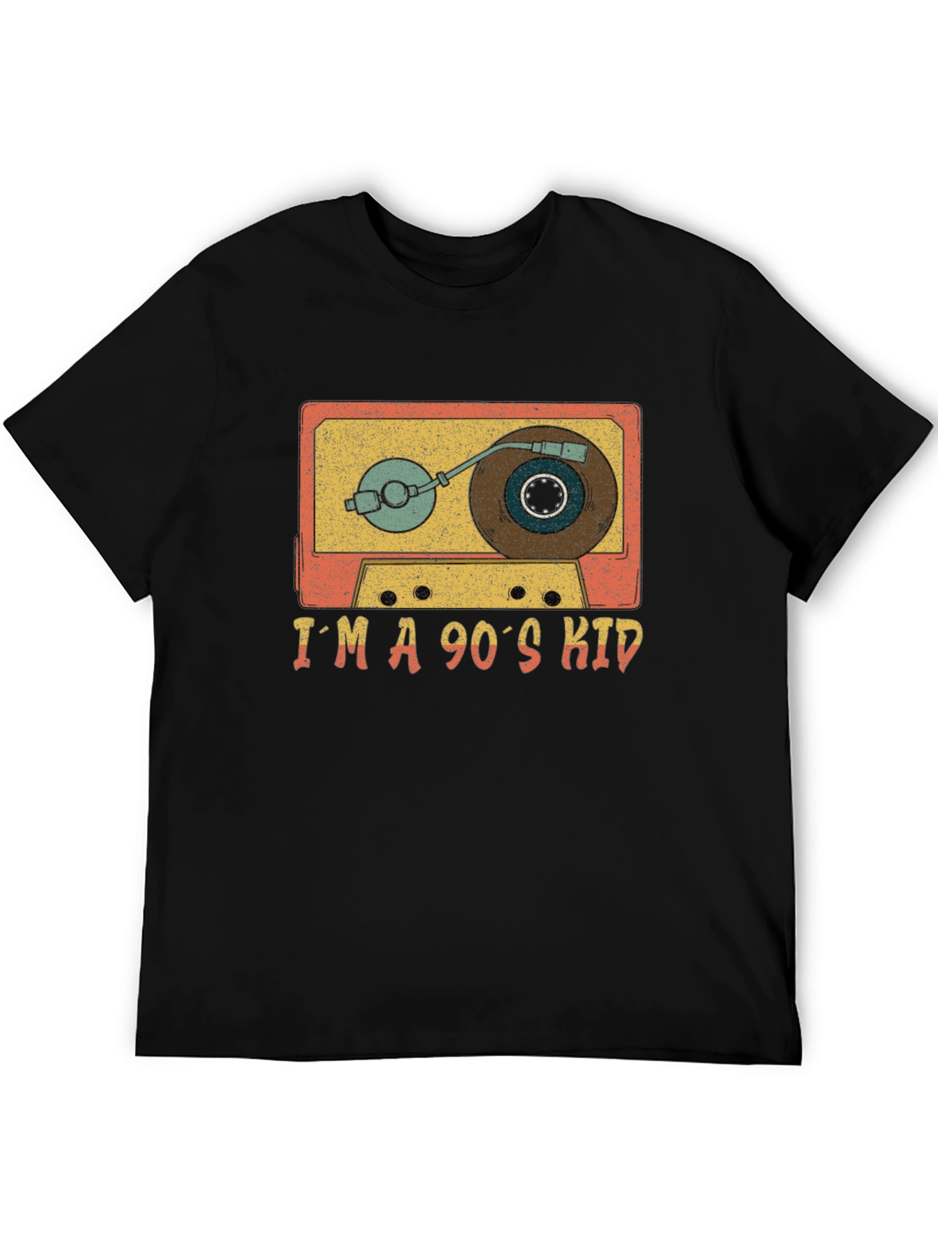Retro 90s Kid Cassette Player Graphic Tee