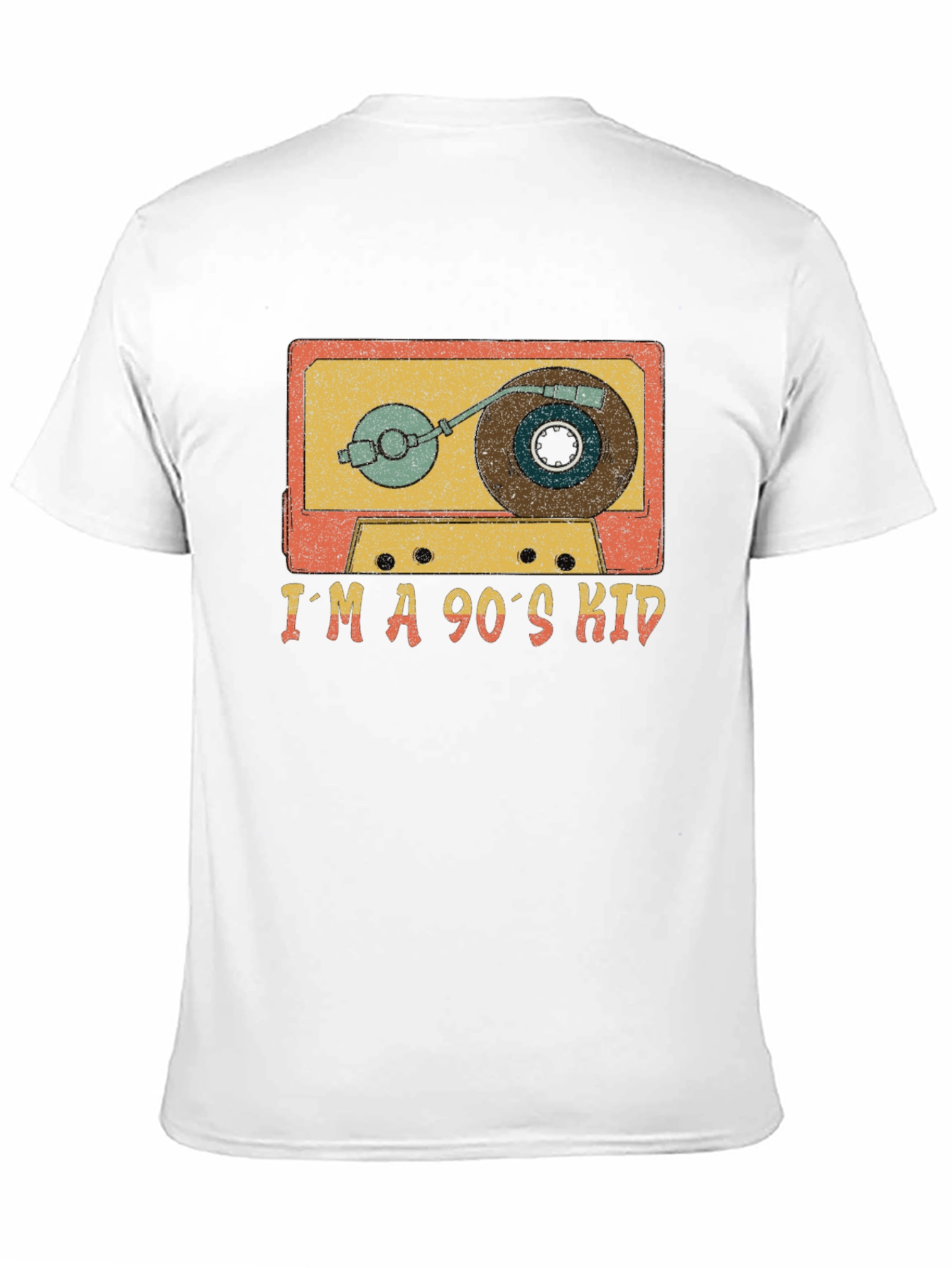 Retro 90s Kid Cassette Player Graphic Tee