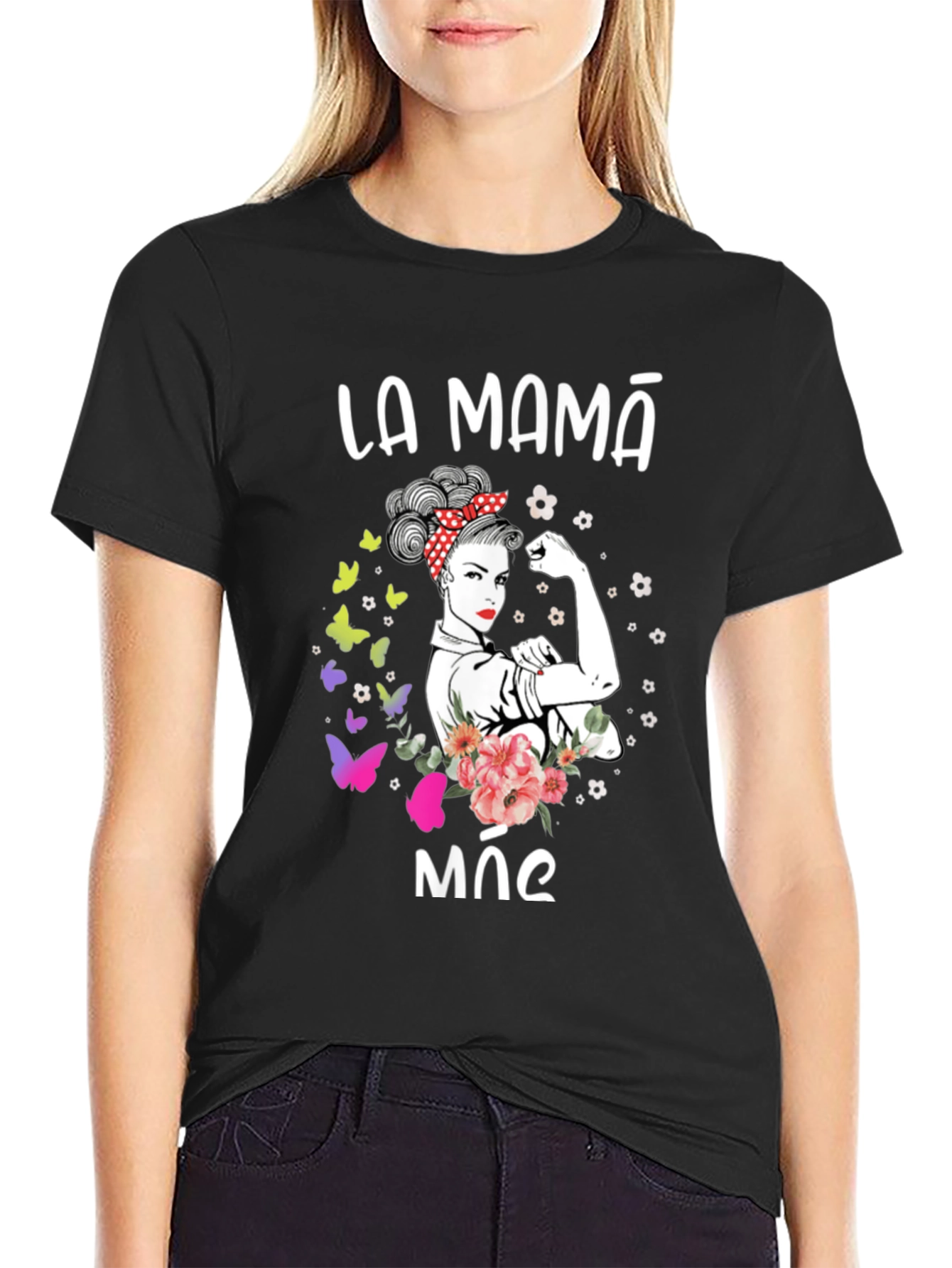 La Mama Mae T-Shirt - Strong Mom Graphic Tee