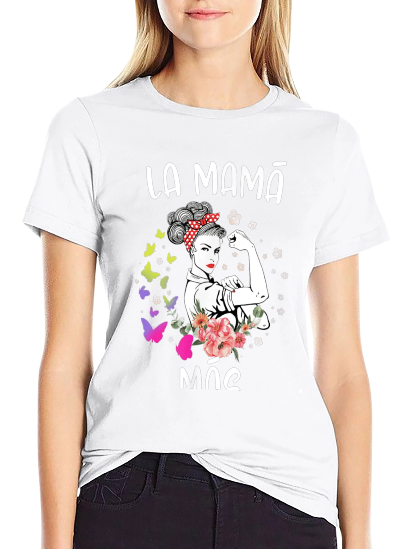 La Mama Mae T-Shirt - Strong Mom Graphic Tee