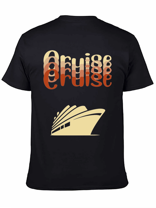 Cruise Ship T-Shirt - Retro Style