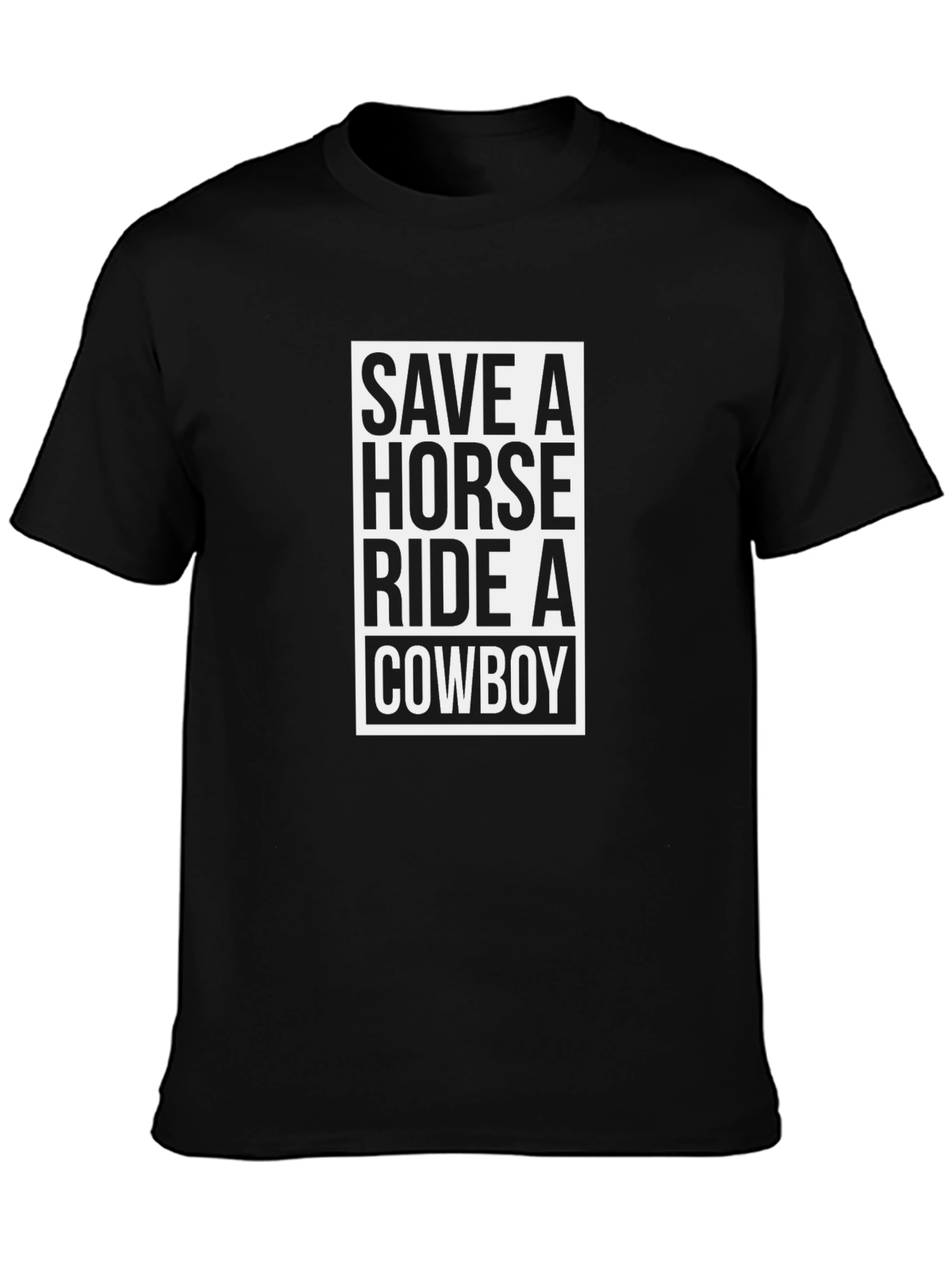 Save a Horse Ride a Cowboy Graphic Tee