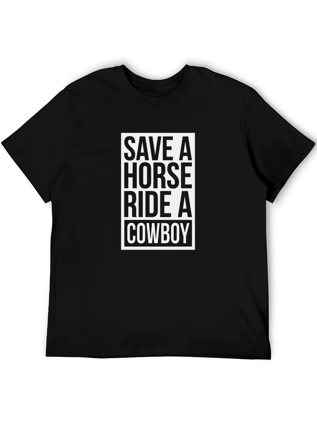 Save a Horse Ride a Cowboy Graphic Tee