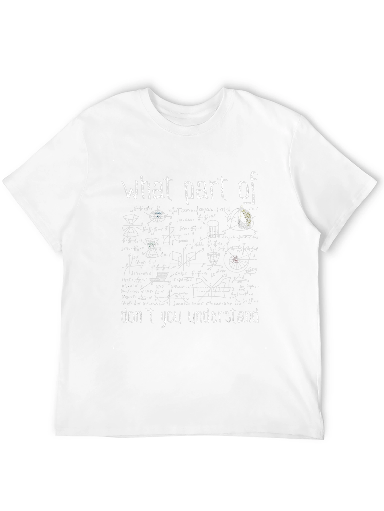 Math Equation T-Shirt: What Part Dont You Understand?