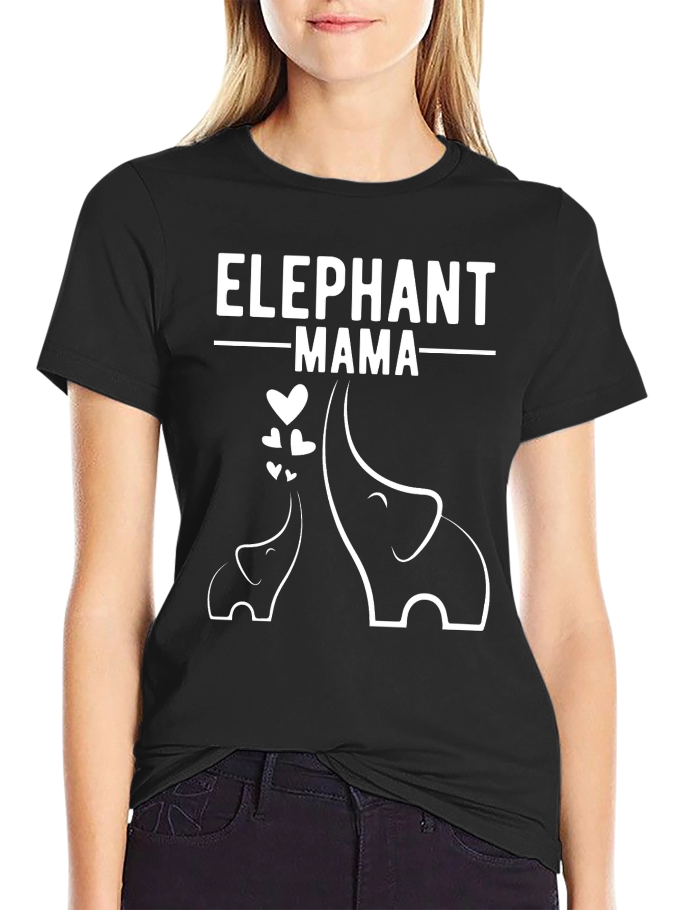Elephant Mama Graphic T-Shirt