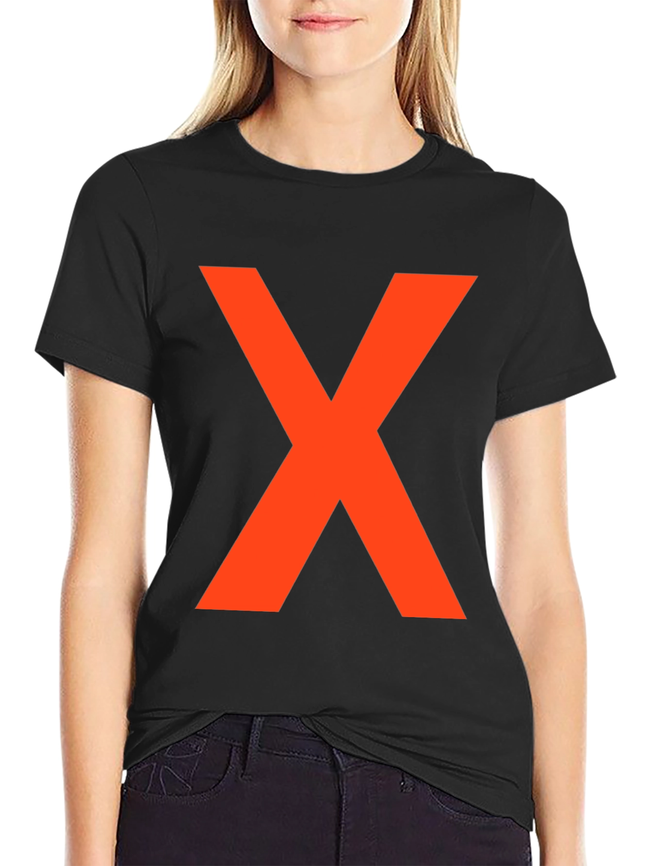 Bold X Graphic Tee - Classic Cotton Comfort