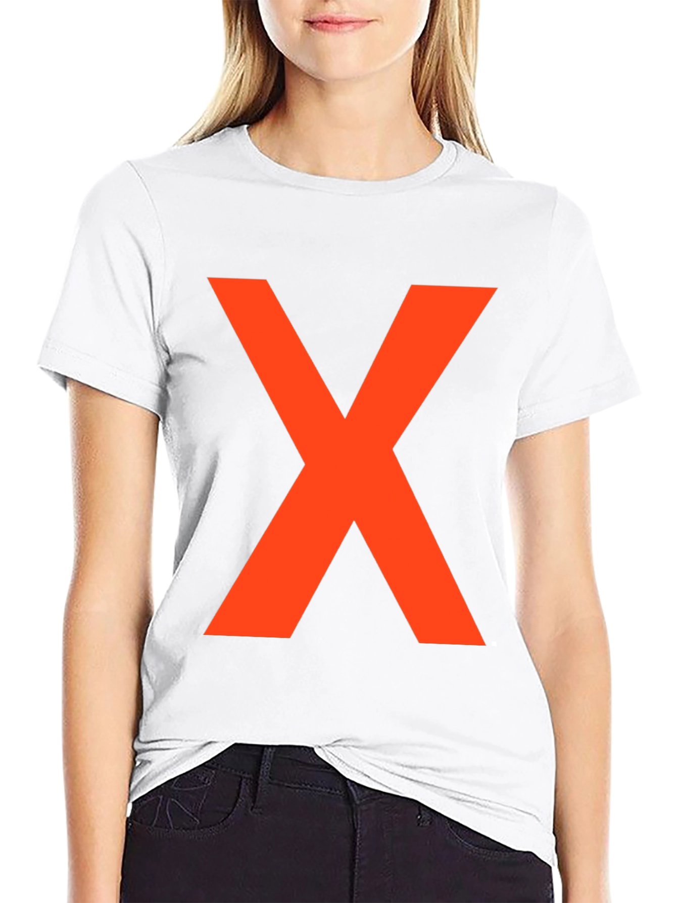 Bold X Graphic Tee - Classic Cotton Comfort