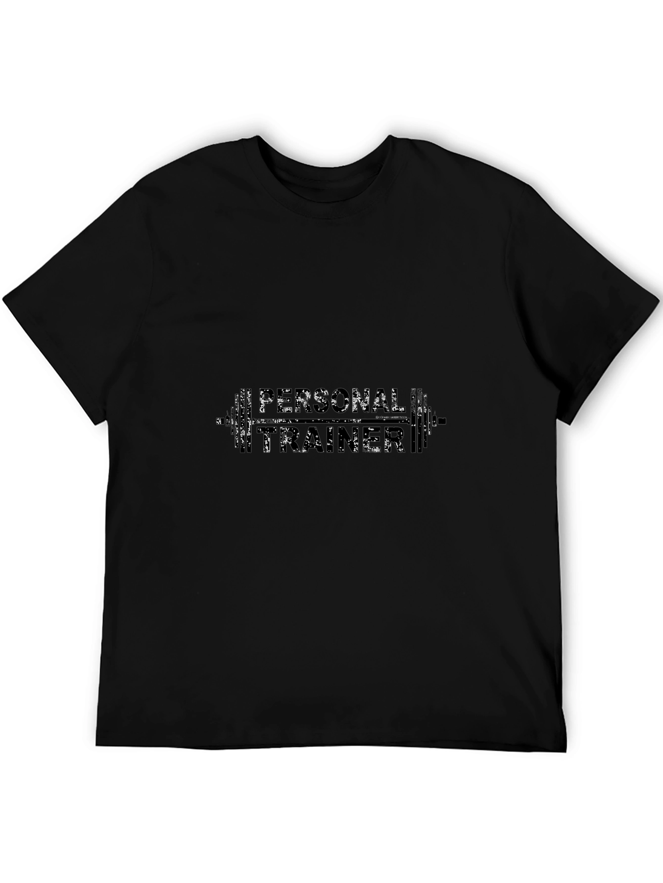 Personal Trainer Black T-Shirt - Fitness Gym Apparel
