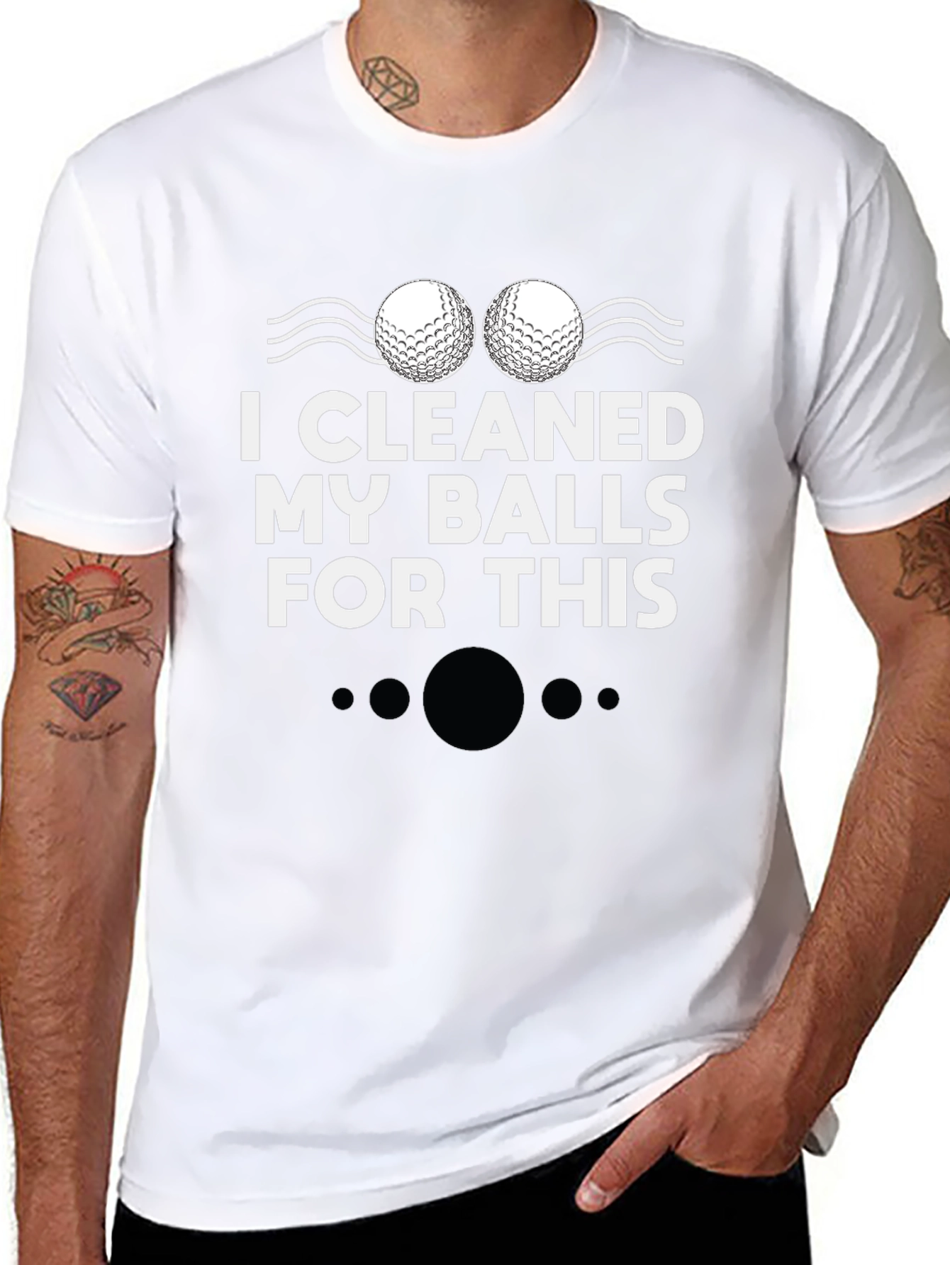 I Cleaned My Balls For This Golf T-Shirt