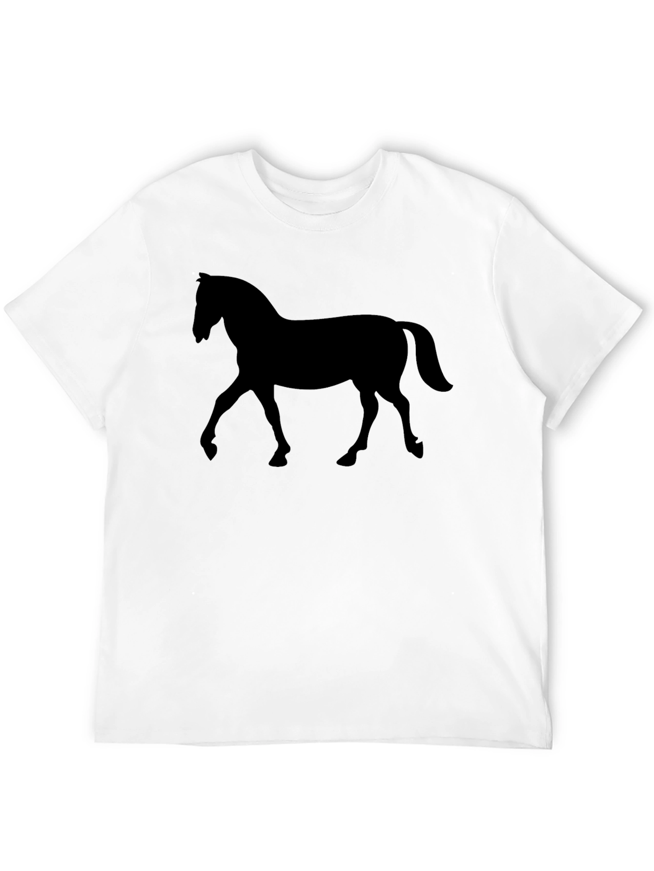 Black Horse Silhouette Graphic Tee