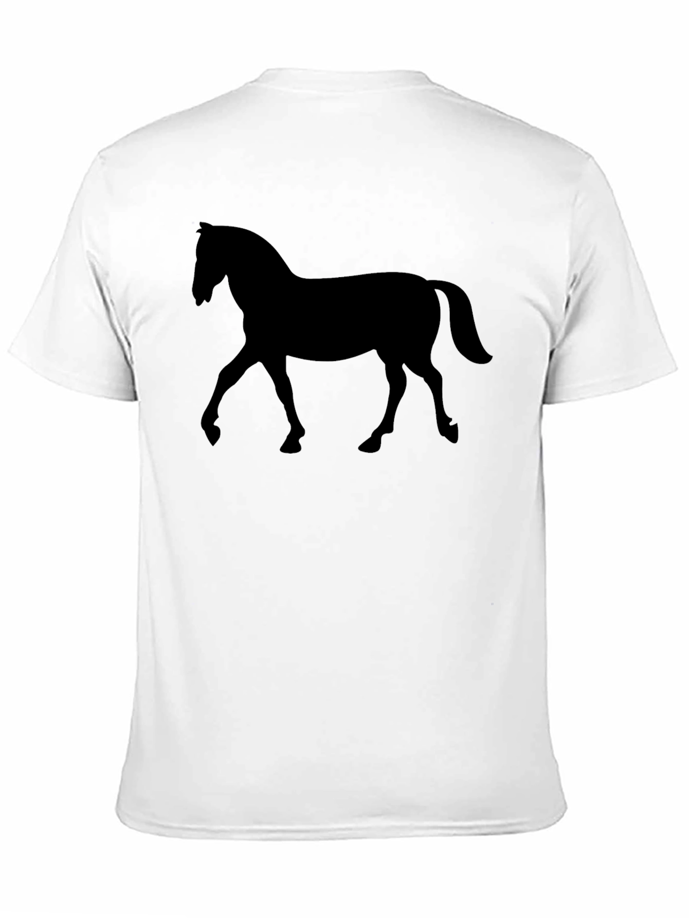 Black Horse Silhouette Graphic Tee