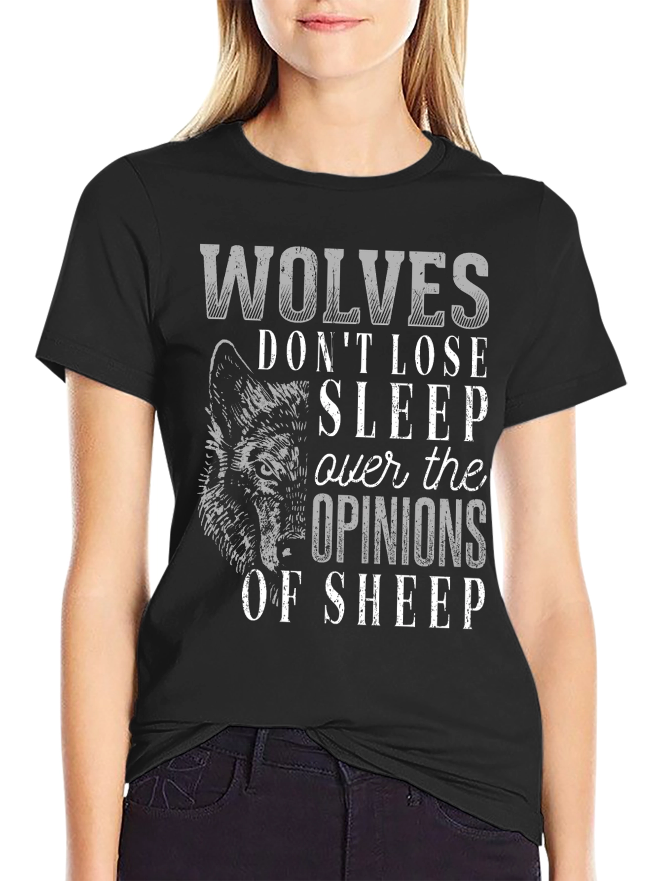 Wolves Dont Lose Sleep Graphic Tee