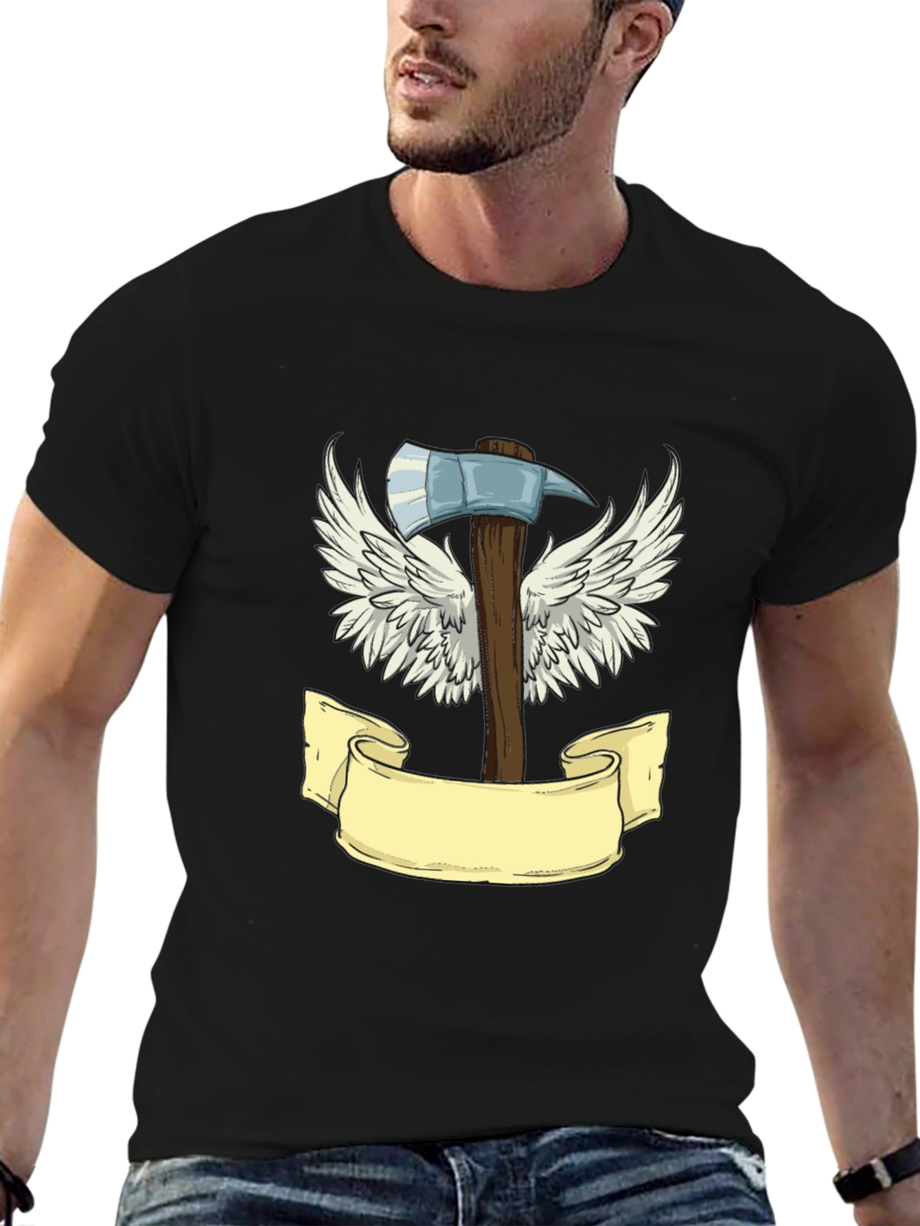 Axe with Wings T-Shirt