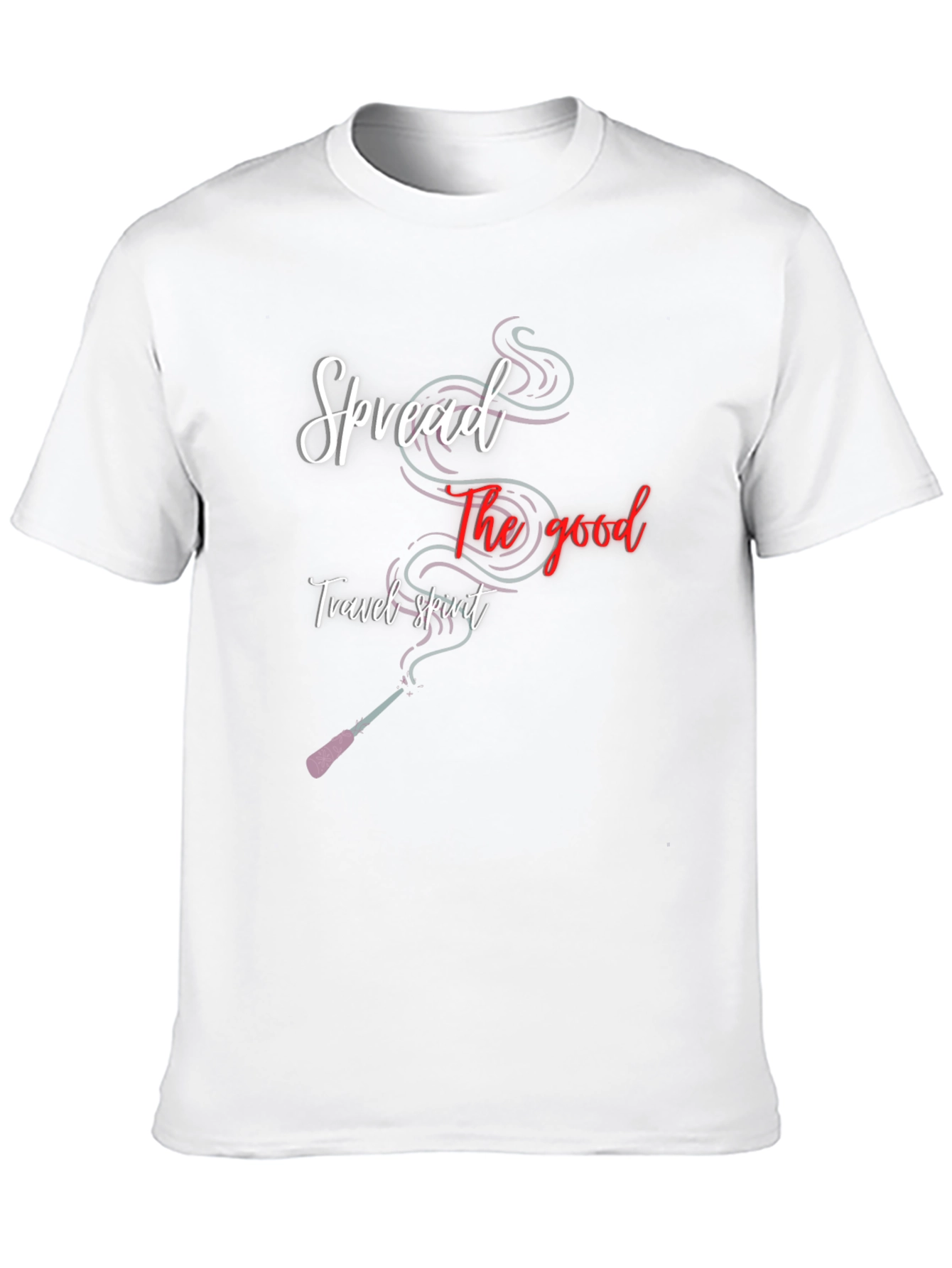 Spread the Good Travel Spirit Black T-Shirt