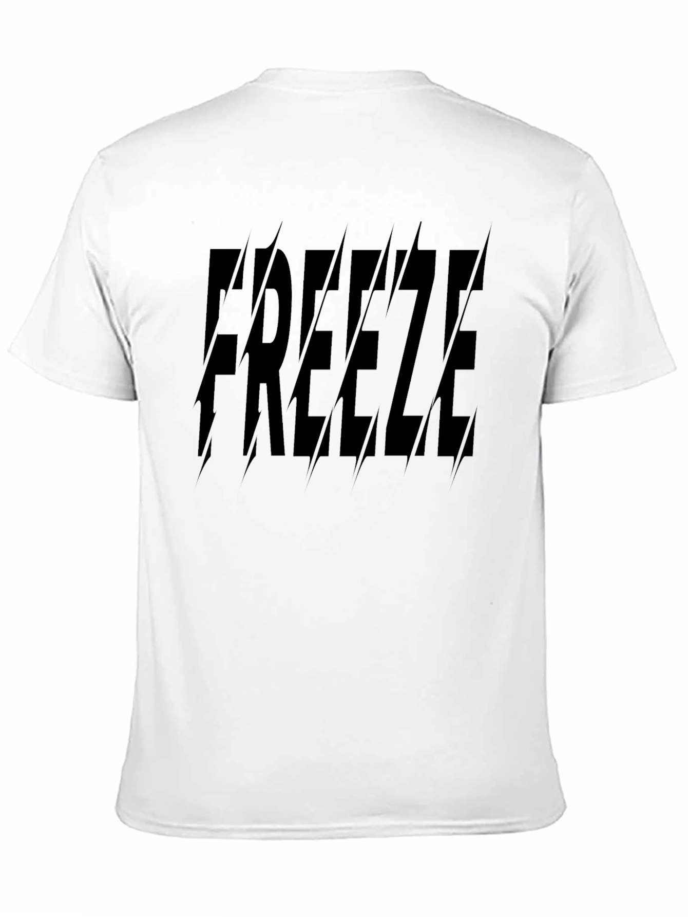 Freeze Graphic Print T-Shirt - Stylish Black Tee