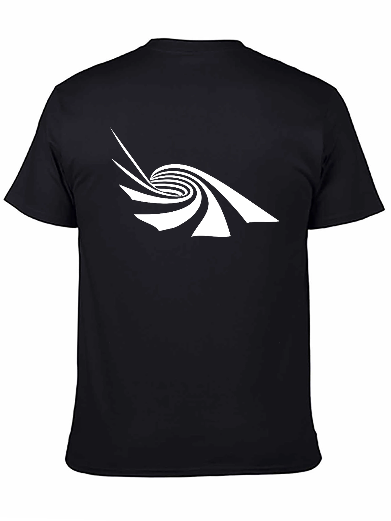 Optical Illusion Tee - Black Graphic T-Shirt