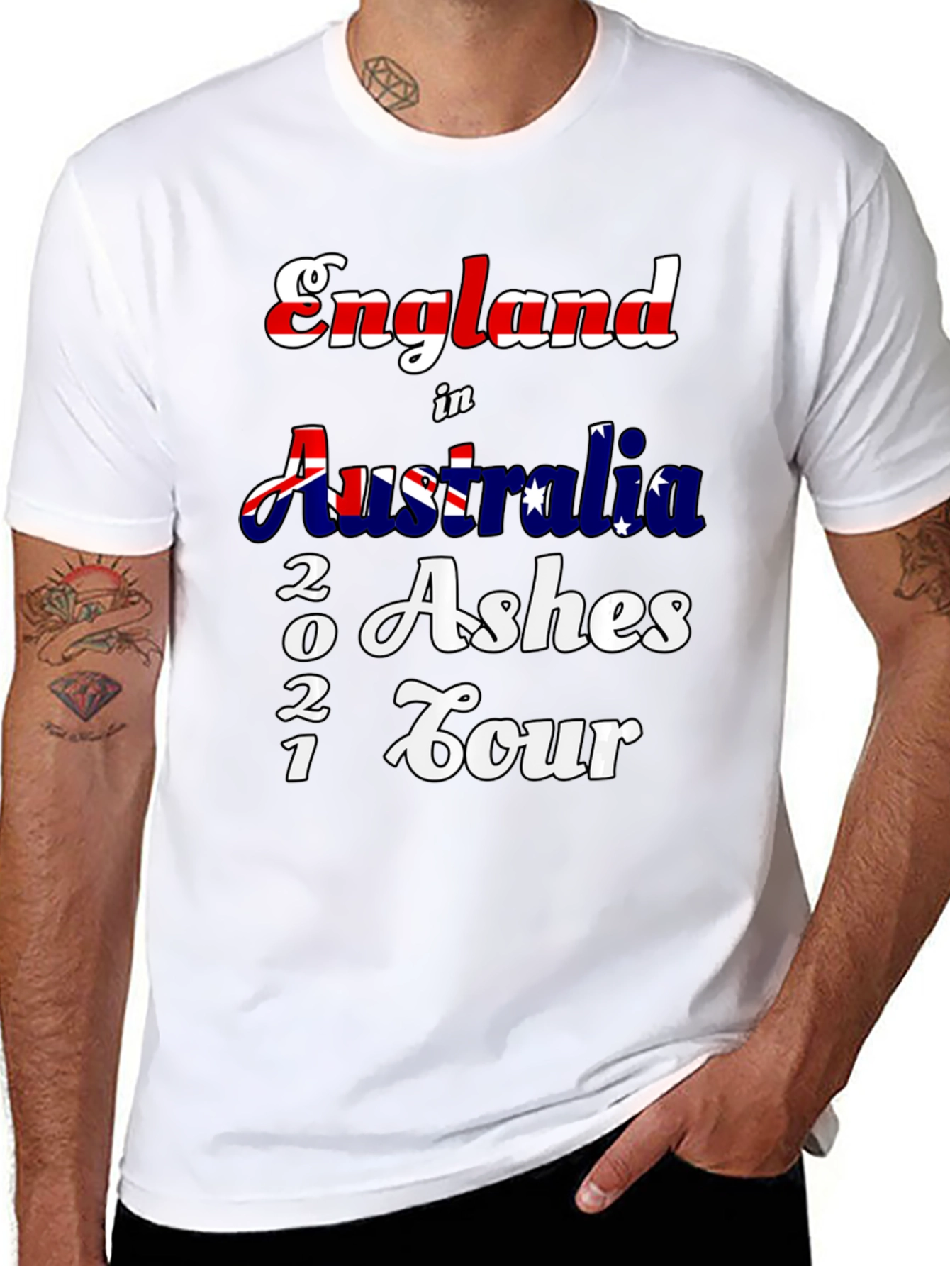 England in Australia 2021 Ashes Tour T-Shirt