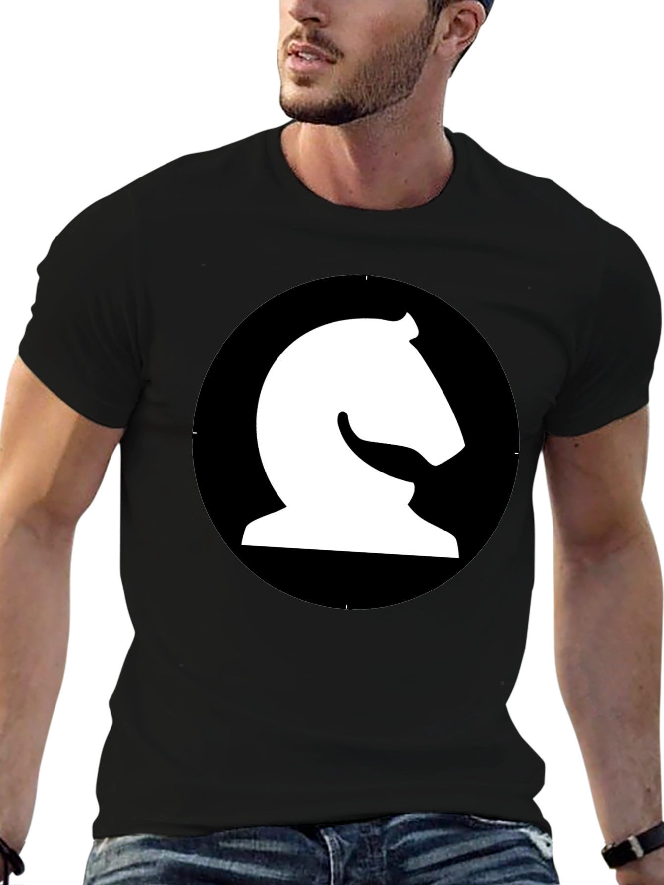 Chess Knight Graphic Tee - Stylish & Comfortable
