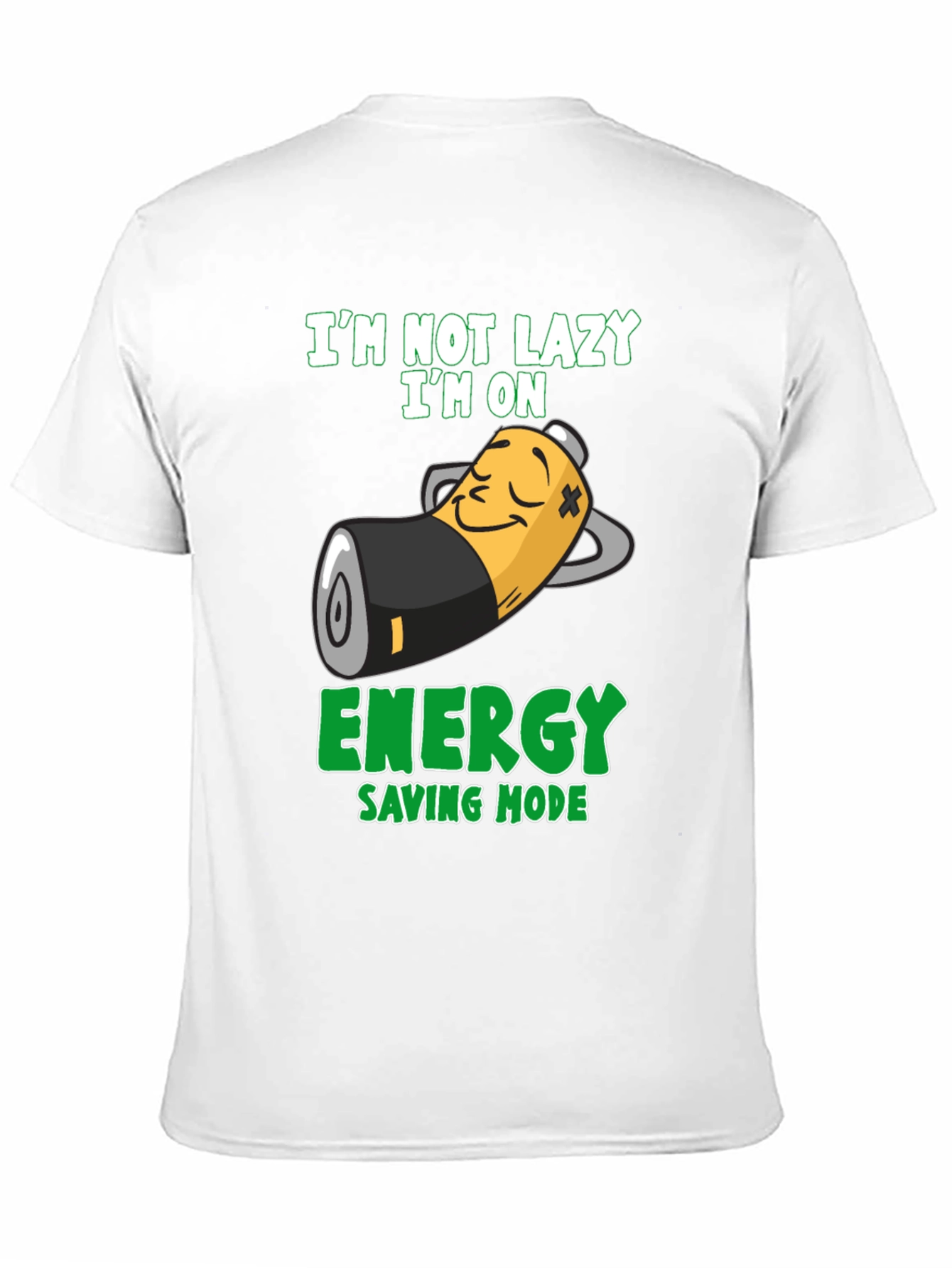 Lazy Mode T-Shirt - Energy Saving Mode Graphic Tee