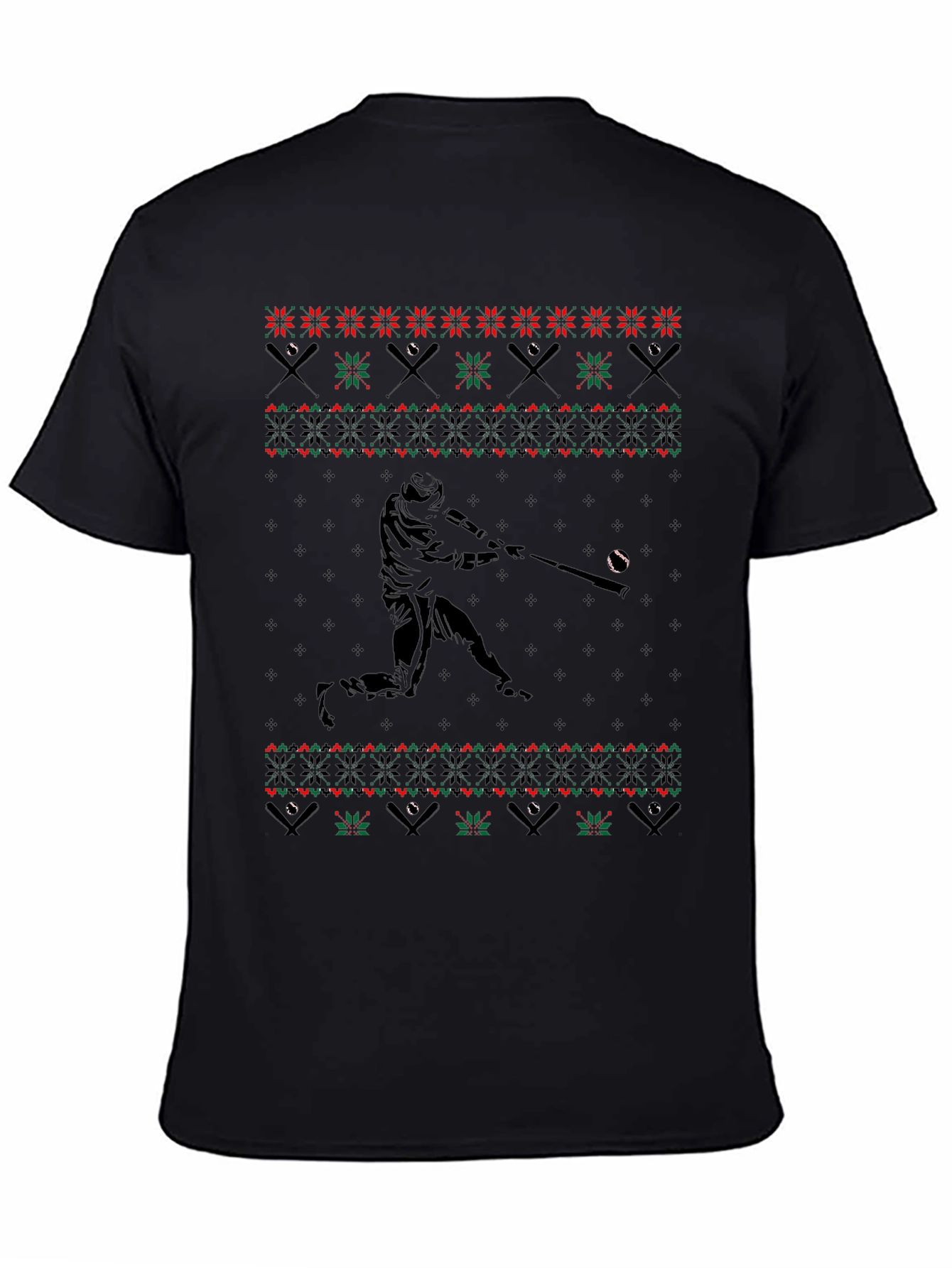 Baseball Ugly Christmas Sweater T-Shirt