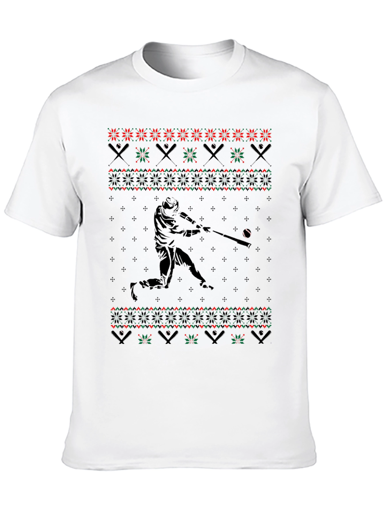 Baseball Ugly Christmas Sweater T-Shirt
