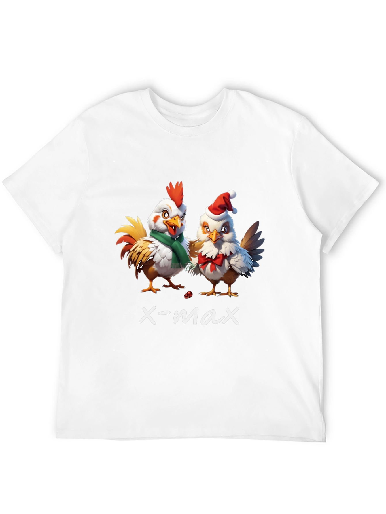 Funny Christmas Chicken T-Shirt - X-Max